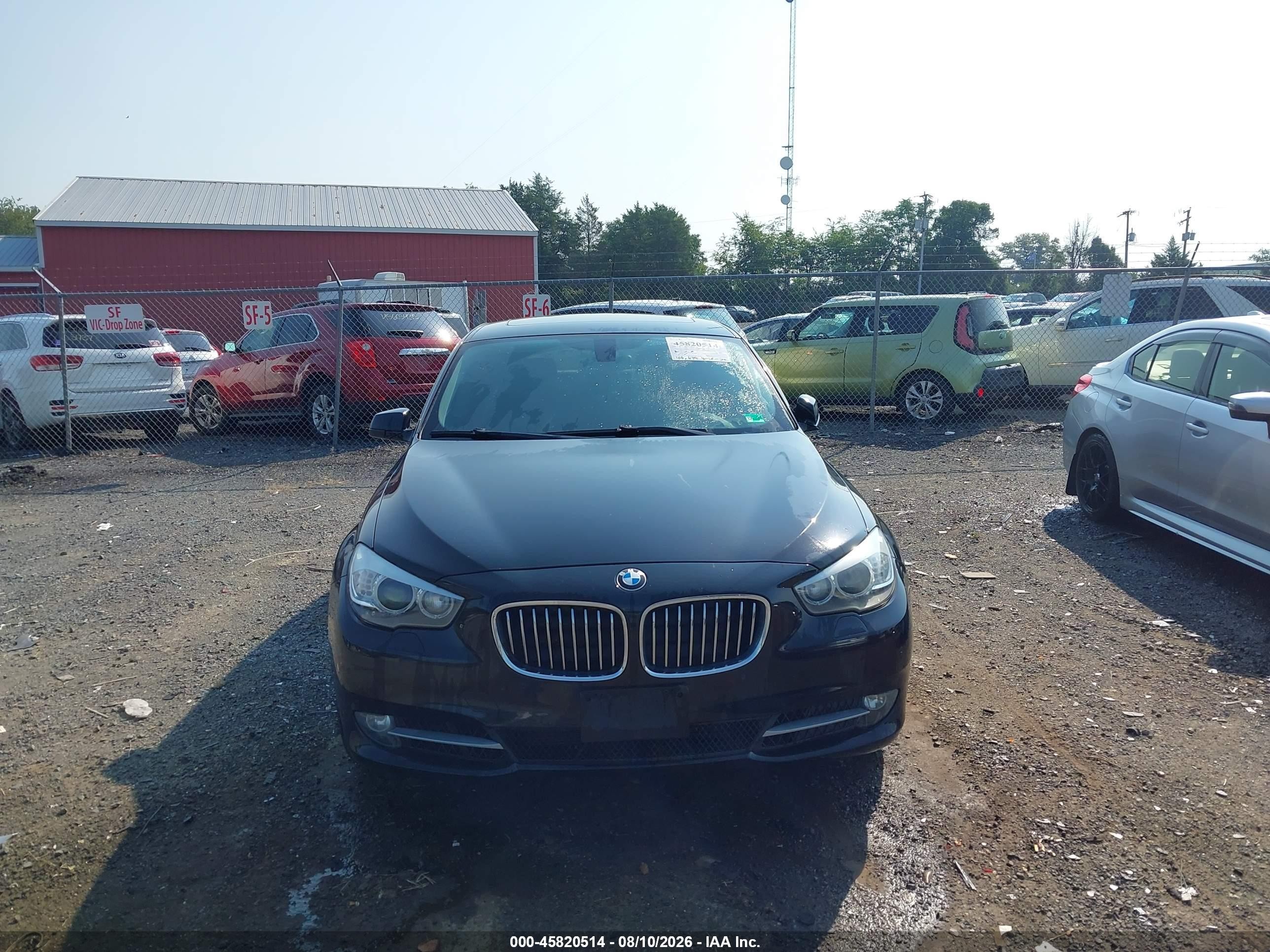 2013 Bmw 535i Gran Turismo   Black vin: WBASN2C56DC202999