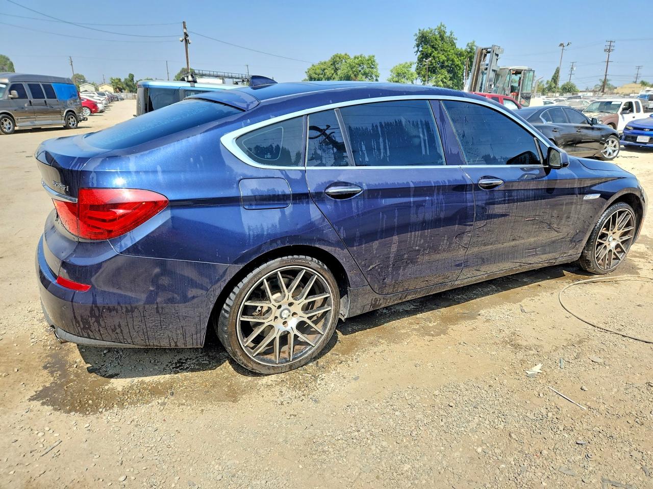 2012 Bmw 535 Igt Blue vin: WBASN2C57CC202167