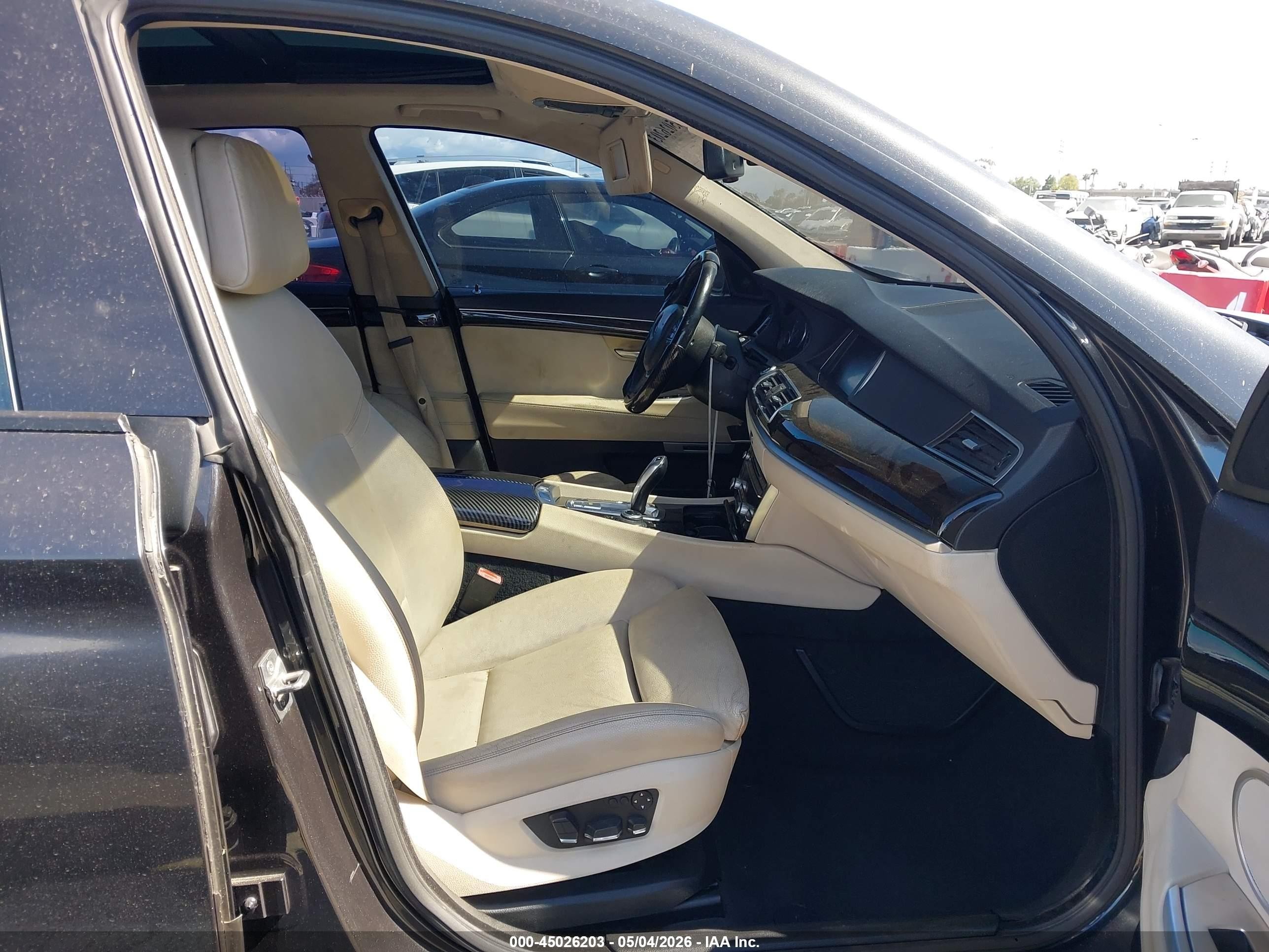 2010 Bmw 535i Gran Turismo   Black vin: WBASN2C58AC200926