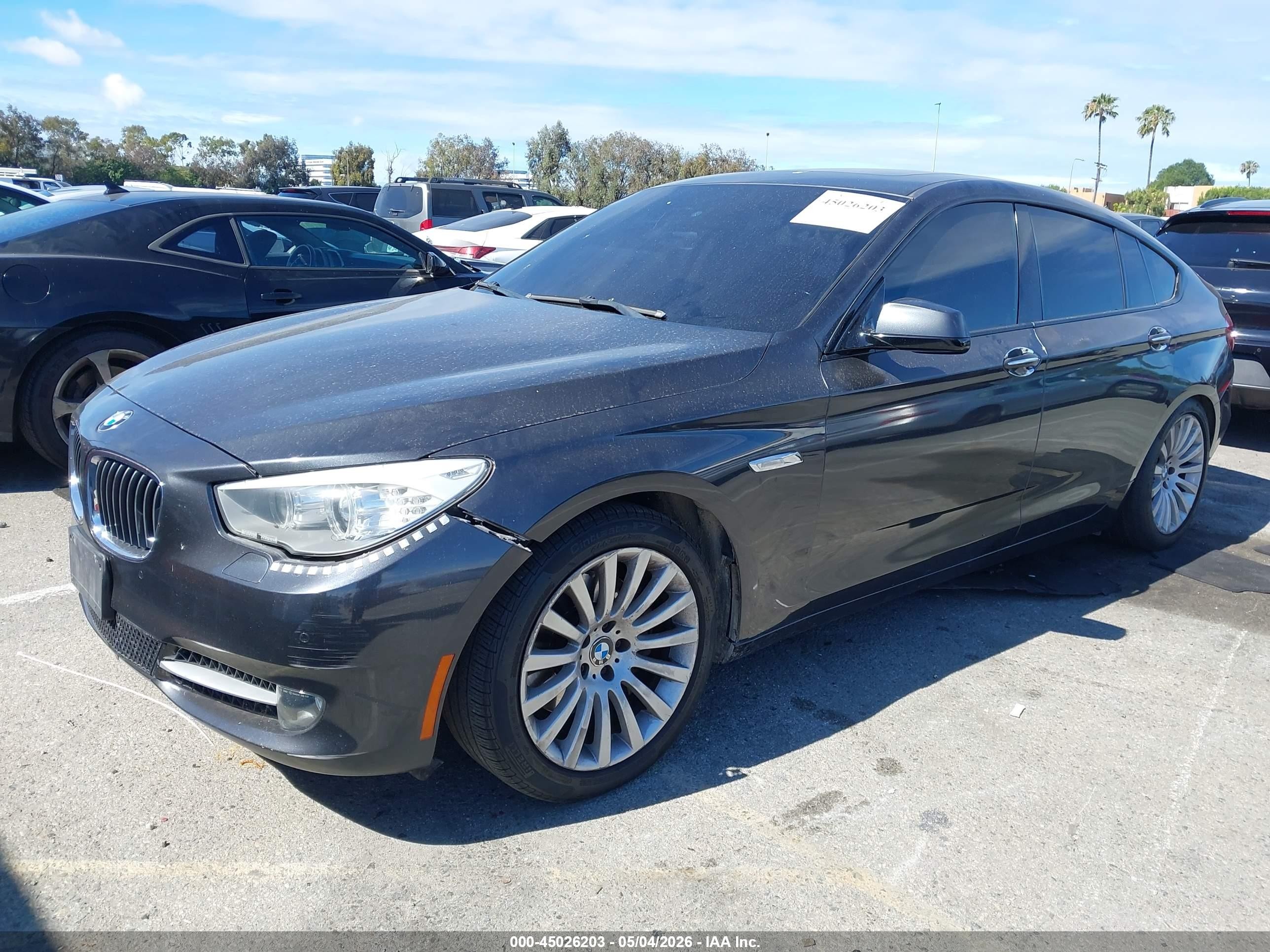 2010 Bmw 535i Gran Turismo   Black vin: WBASN2C58AC200926