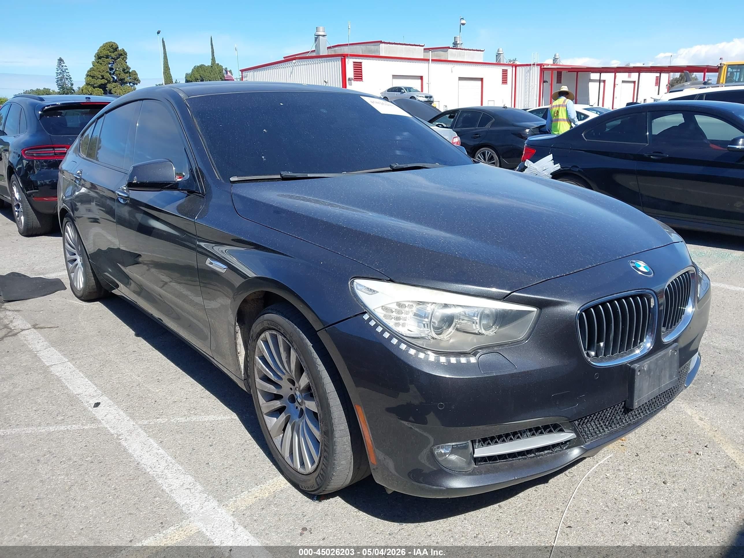 2010 Bmw 535i Gran Turismo   Черный vin: WBASN2C58AC200926