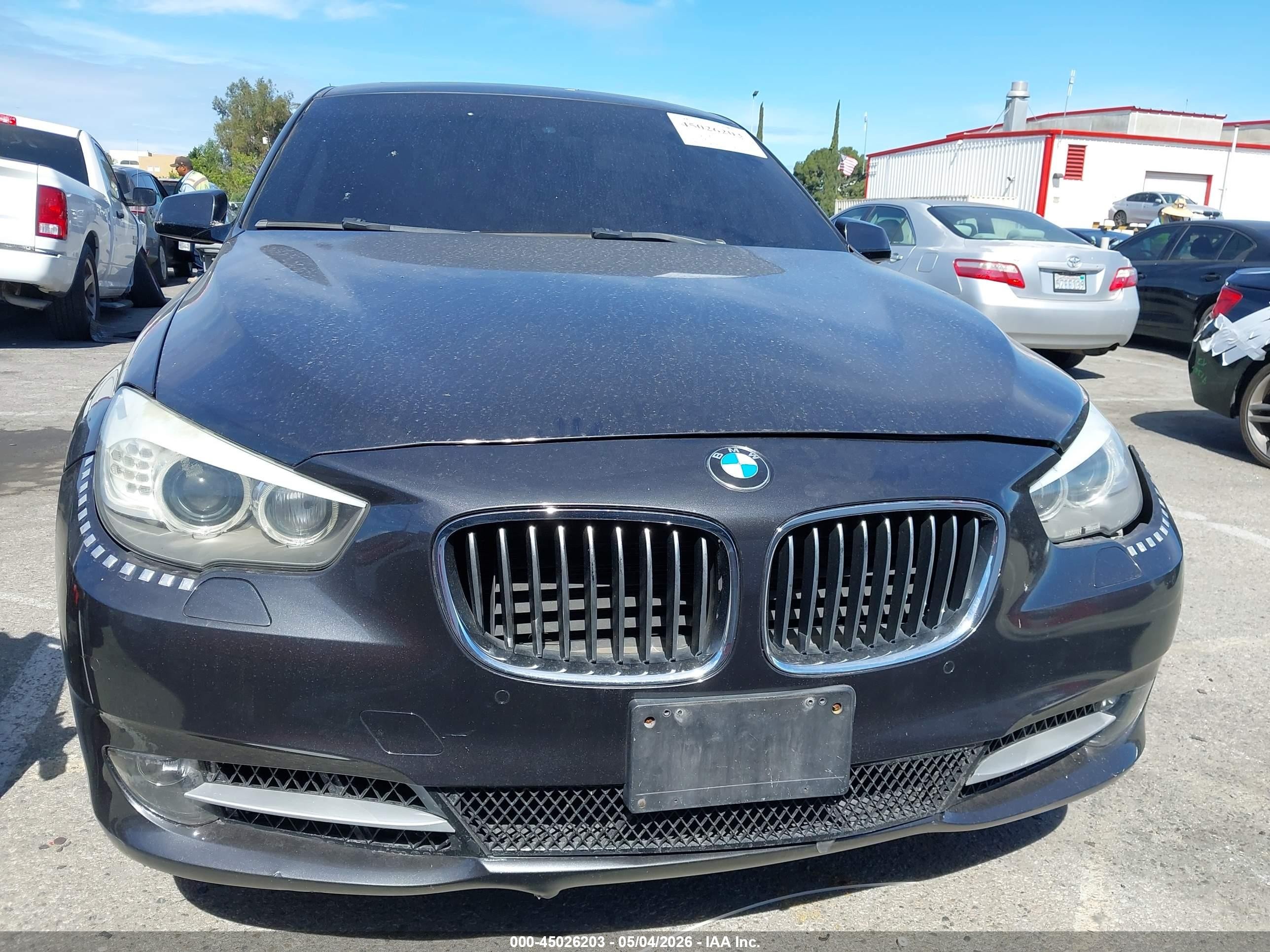 2010 Bmw 535i Gran Turismo   Black vin: WBASN2C58AC200926