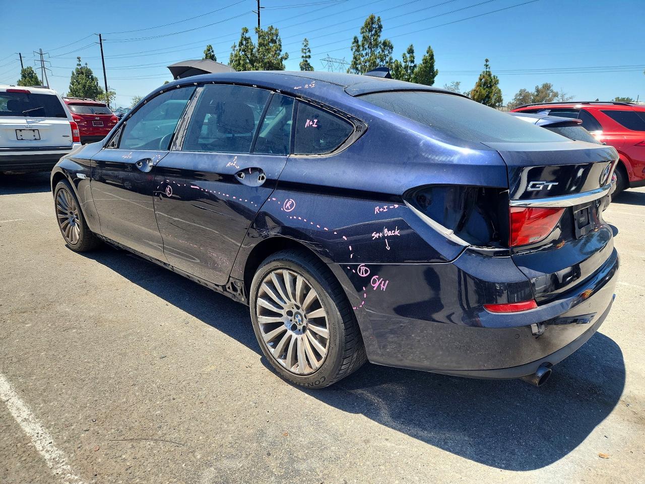 2013 Bmw 535 Igt Blue vin: WBASN2C5XDC202875