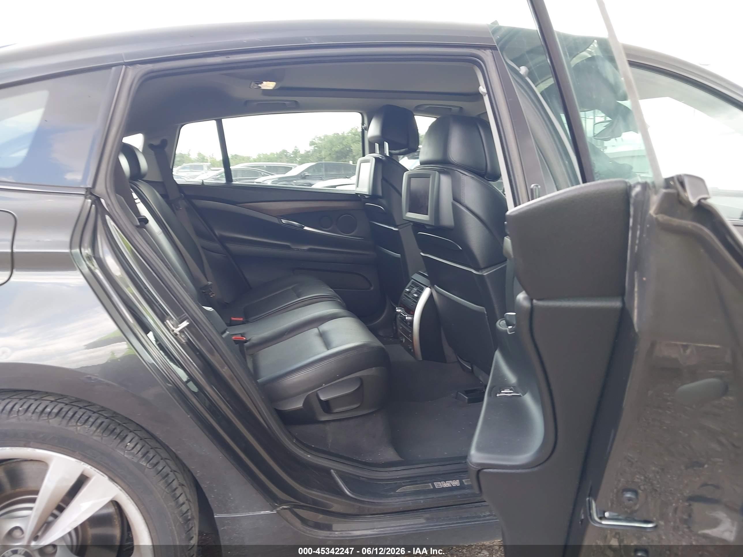 2010 Bmw 550i Gran Turismo   Черный vin: WBASN4C50AC209454