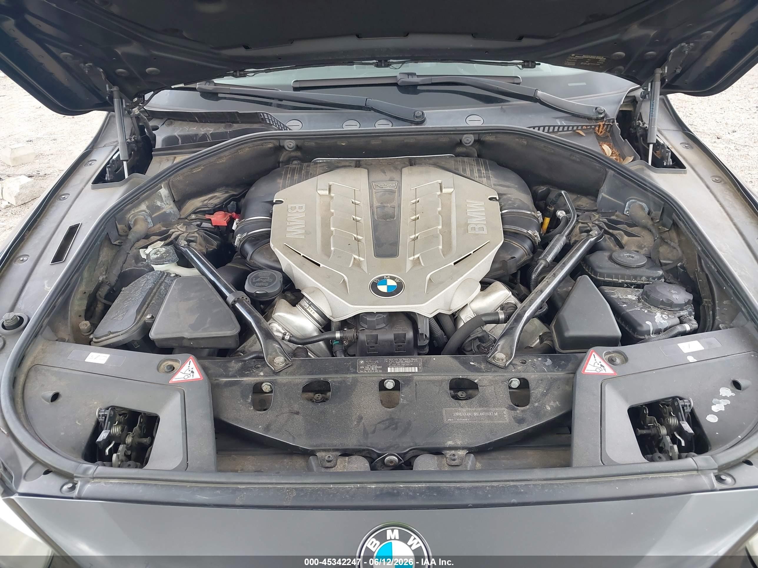 2010 Bmw 550i Gran Turismo   Черный vin: WBASN4C50AC209454
