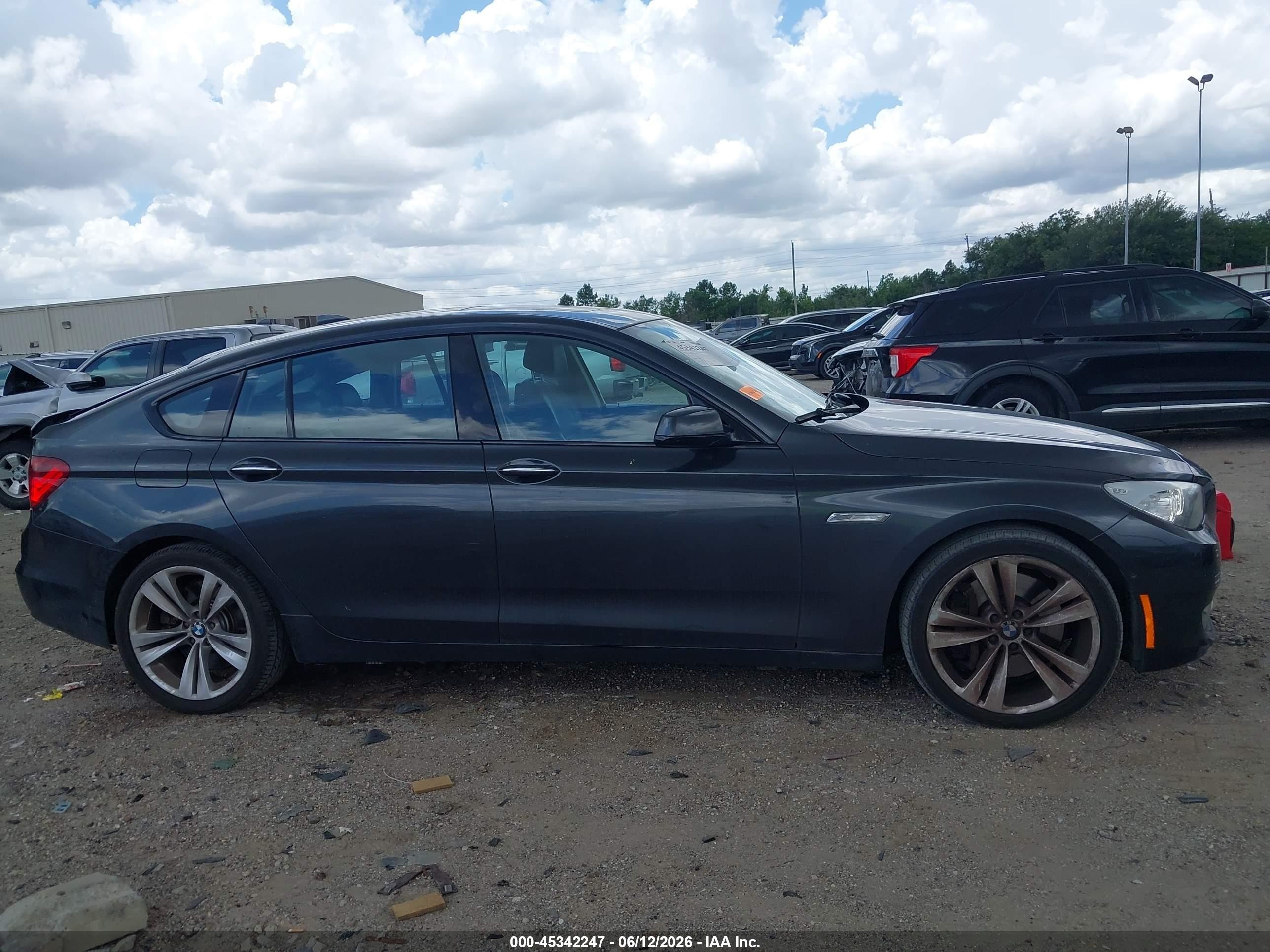 2010 Bmw 550i Gran Turismo   Черный vin: WBASN4C50AC209454