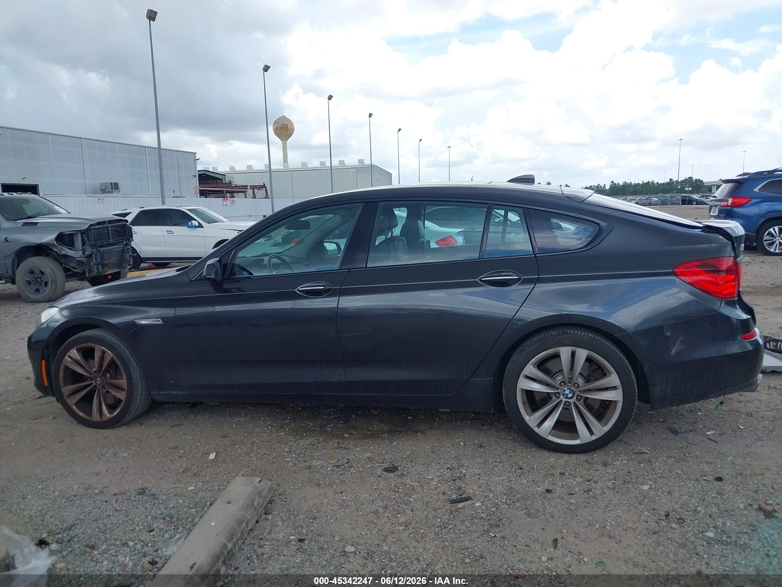 2010 Bmw 550i Gran Turismo   Черный vin: WBASN4C50AC209454