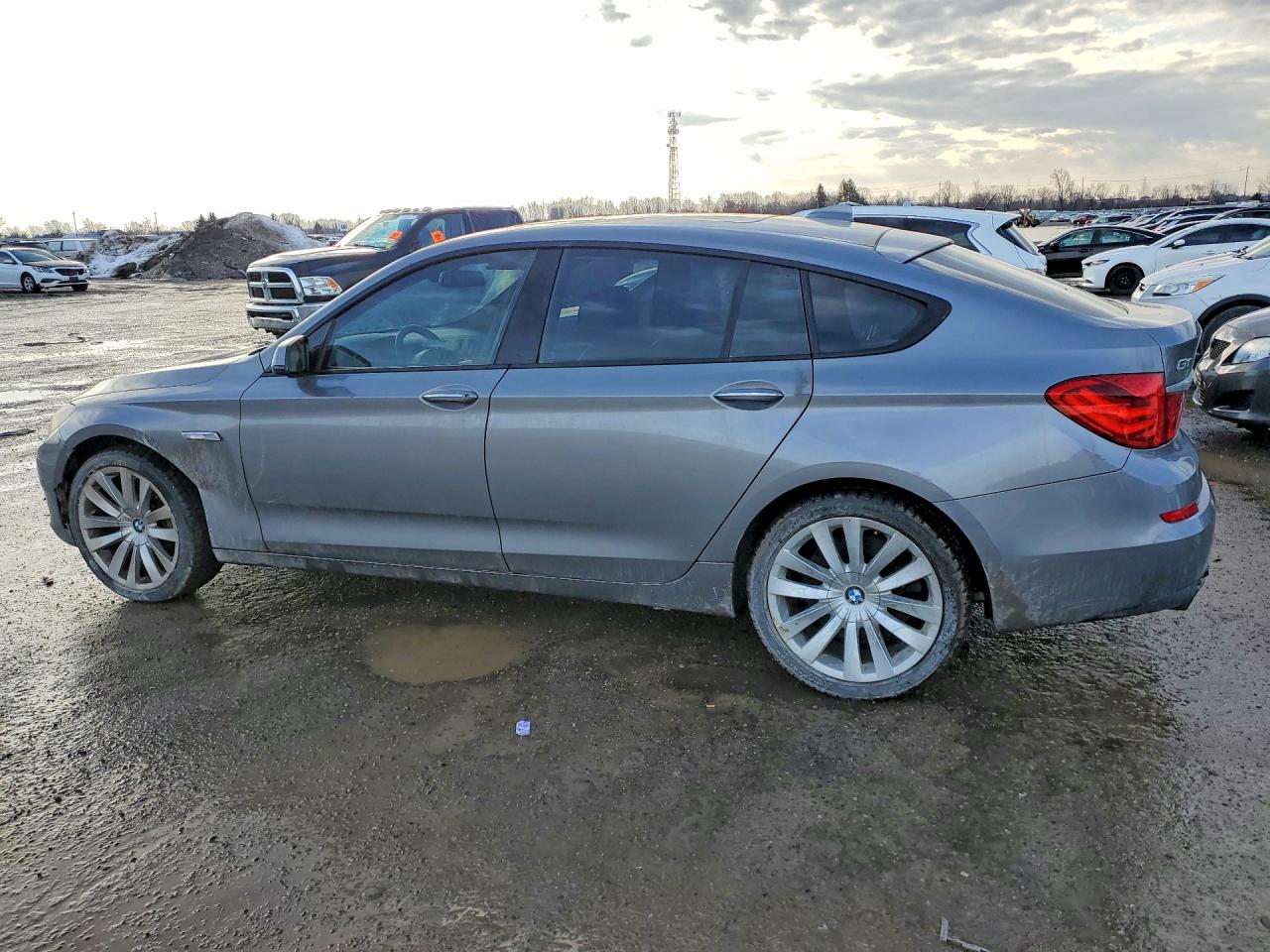 2010 Bmw 550 Gt Gray vin: WBASN4C52AC208404