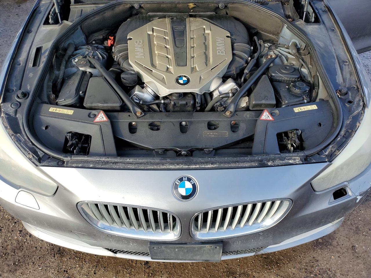2010 Bmw 550 Gt Gray vin: WBASN4C52AC208404