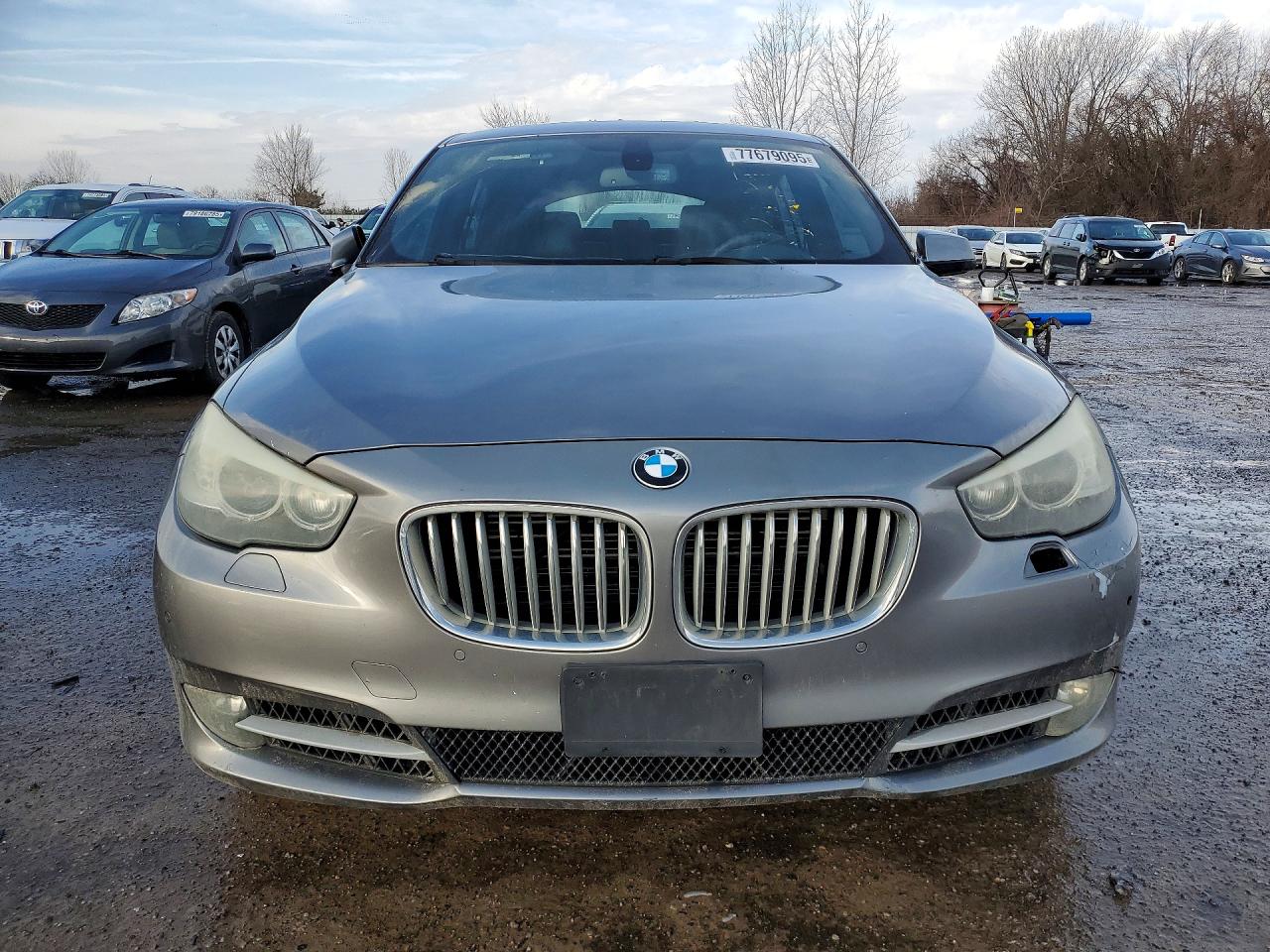 2010 Bmw 550 Gt Gray vin: WBASN4C52AC208404