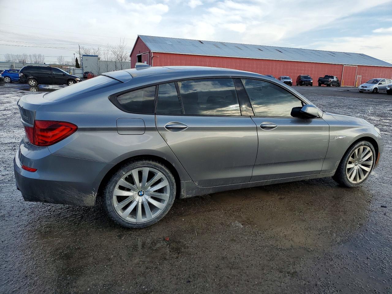 2010 Bmw 550 Gt Gray vin: WBASN4C52AC208404