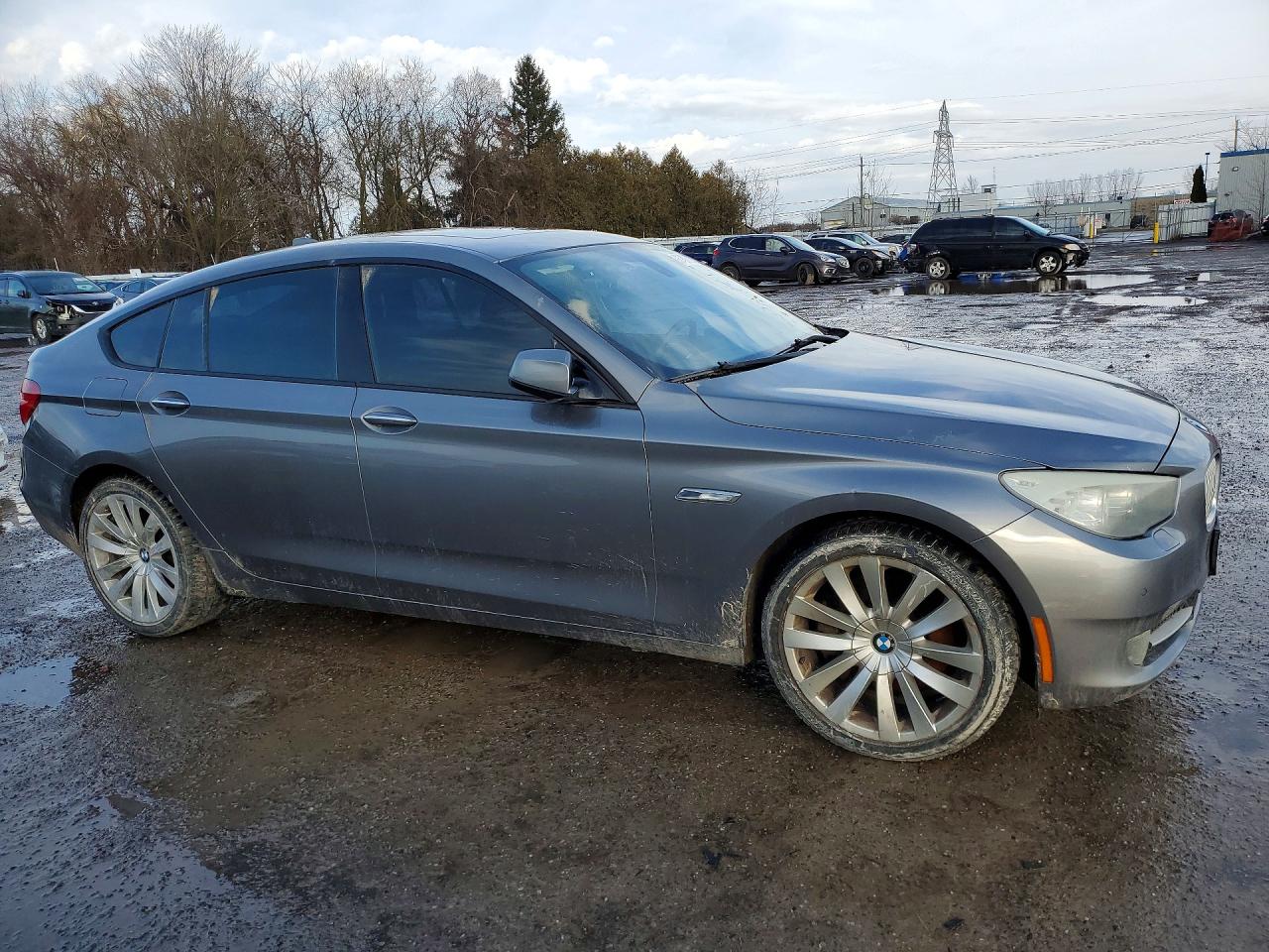 2010 Bmw 550 Gt Gray vin: WBASN4C52AC208404