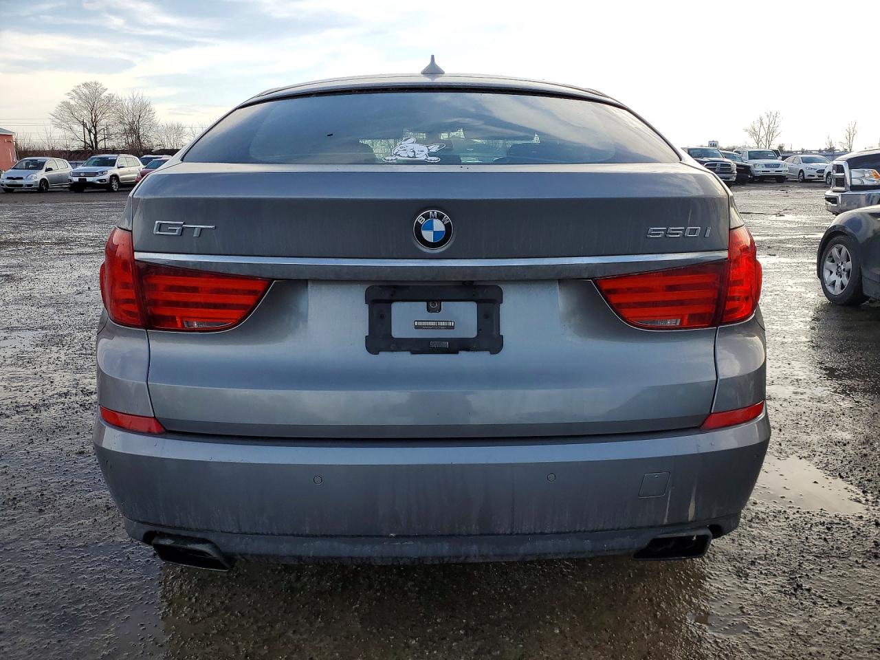 2010 Bmw 550 Gt Gray vin: WBASN4C52AC208404