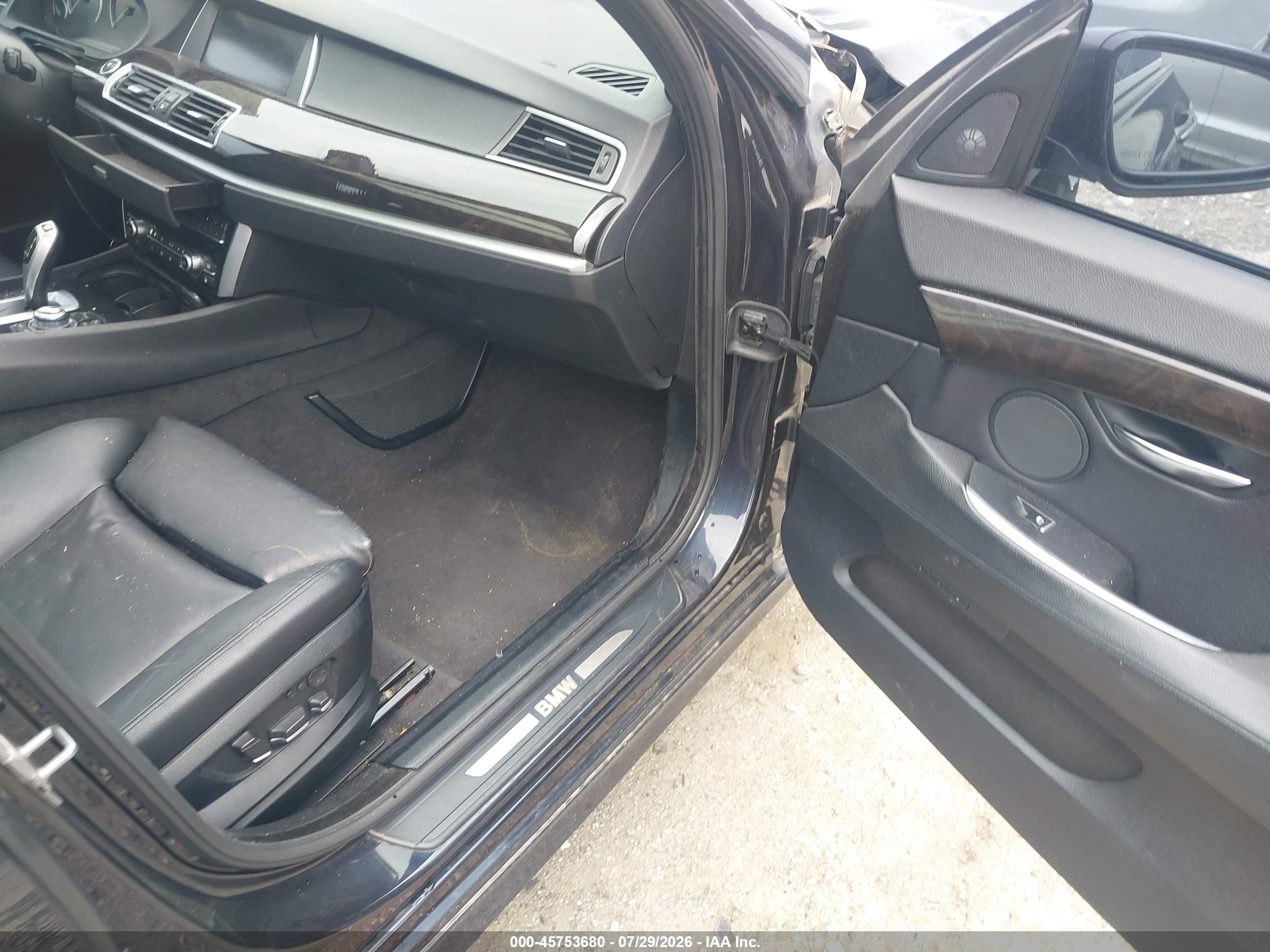2012 Bmw 550i Gran Turismo   Синий vin: WBASN4C52CC210320