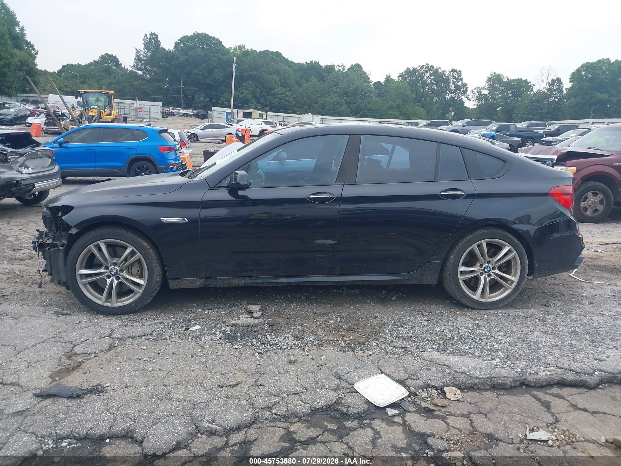 2012 Bmw 550i Gran Turismo   Синий vin: WBASN4C52CC210320
