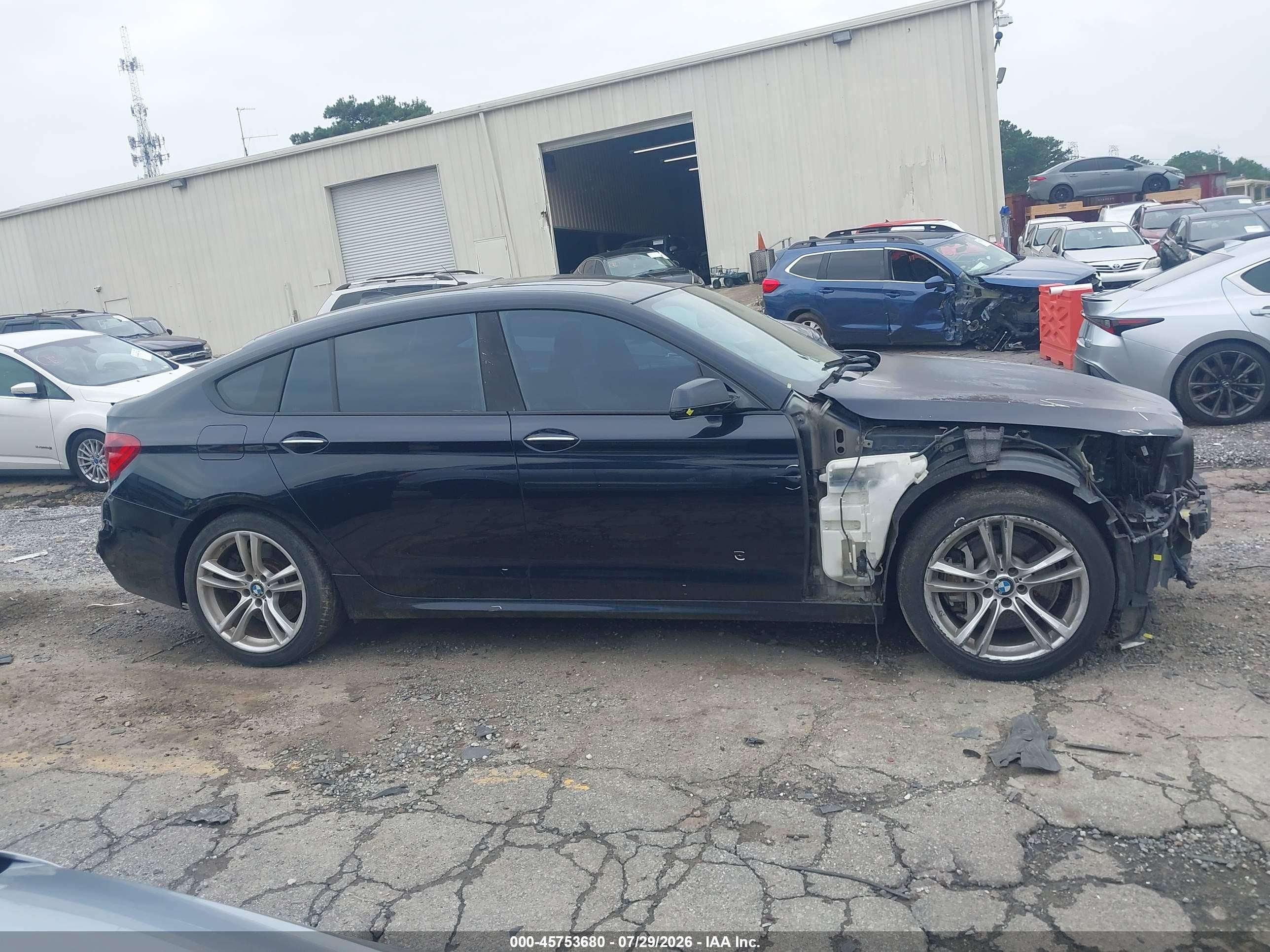 2012 Bmw 550i Gran Turismo   Синий vin: WBASN4C52CC210320