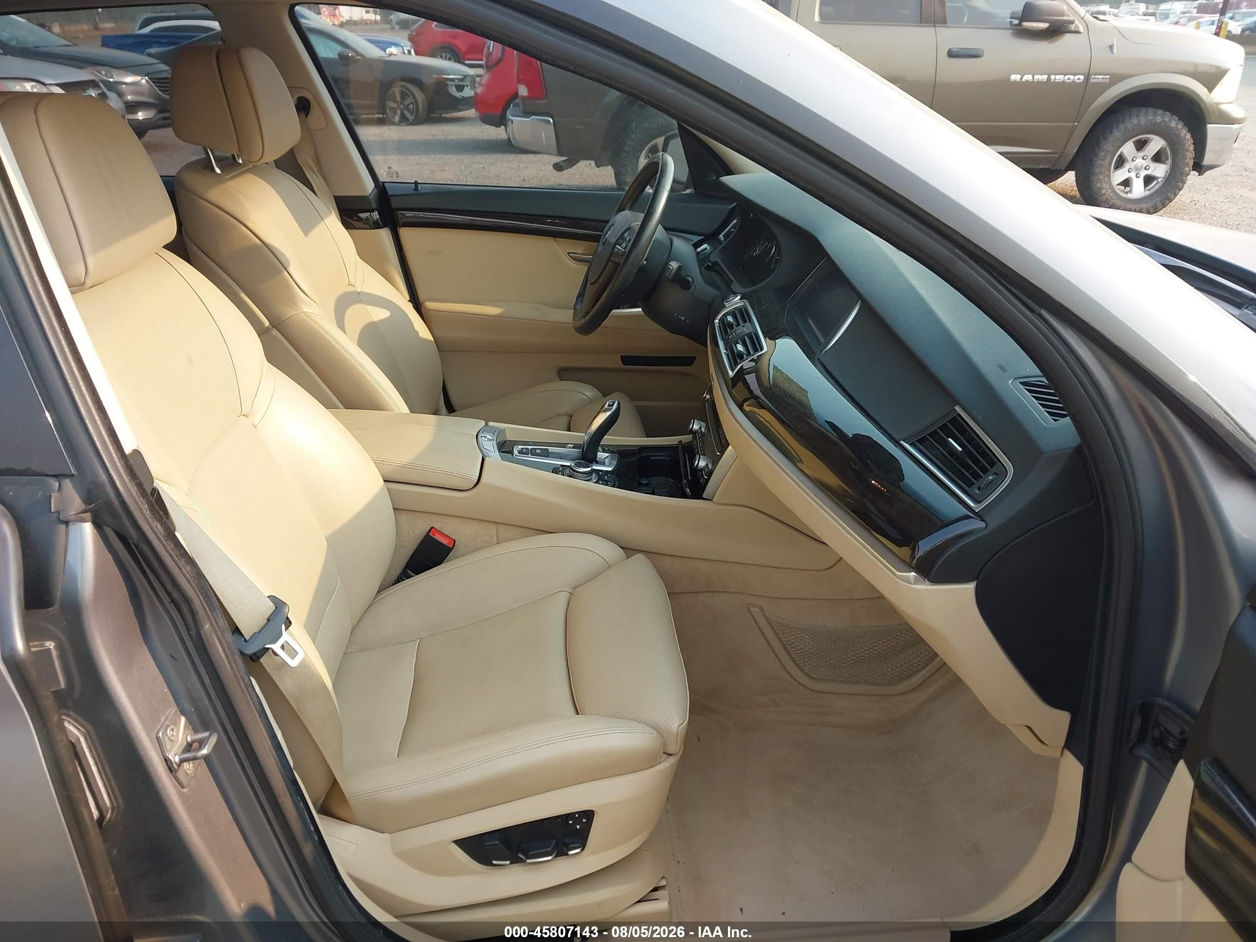 2010 Bmw 550i Gran Turismo   Gray vin: WBASN4C53AC209545