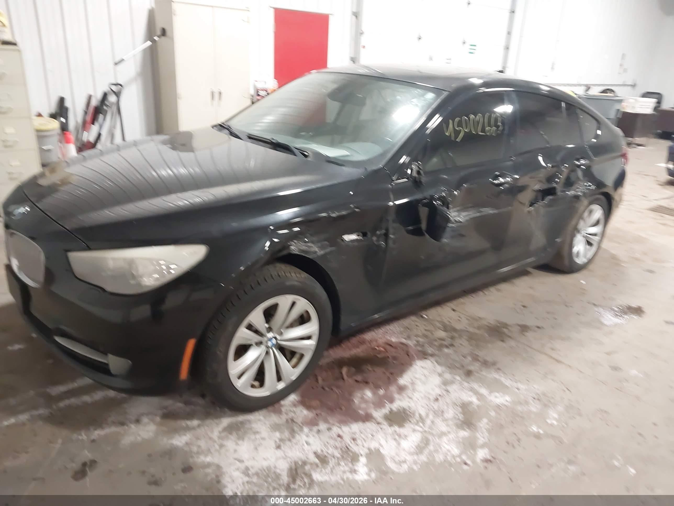 2010 Bmw 550i Gran Turismo   Black vin: WBASN4C54AC208324