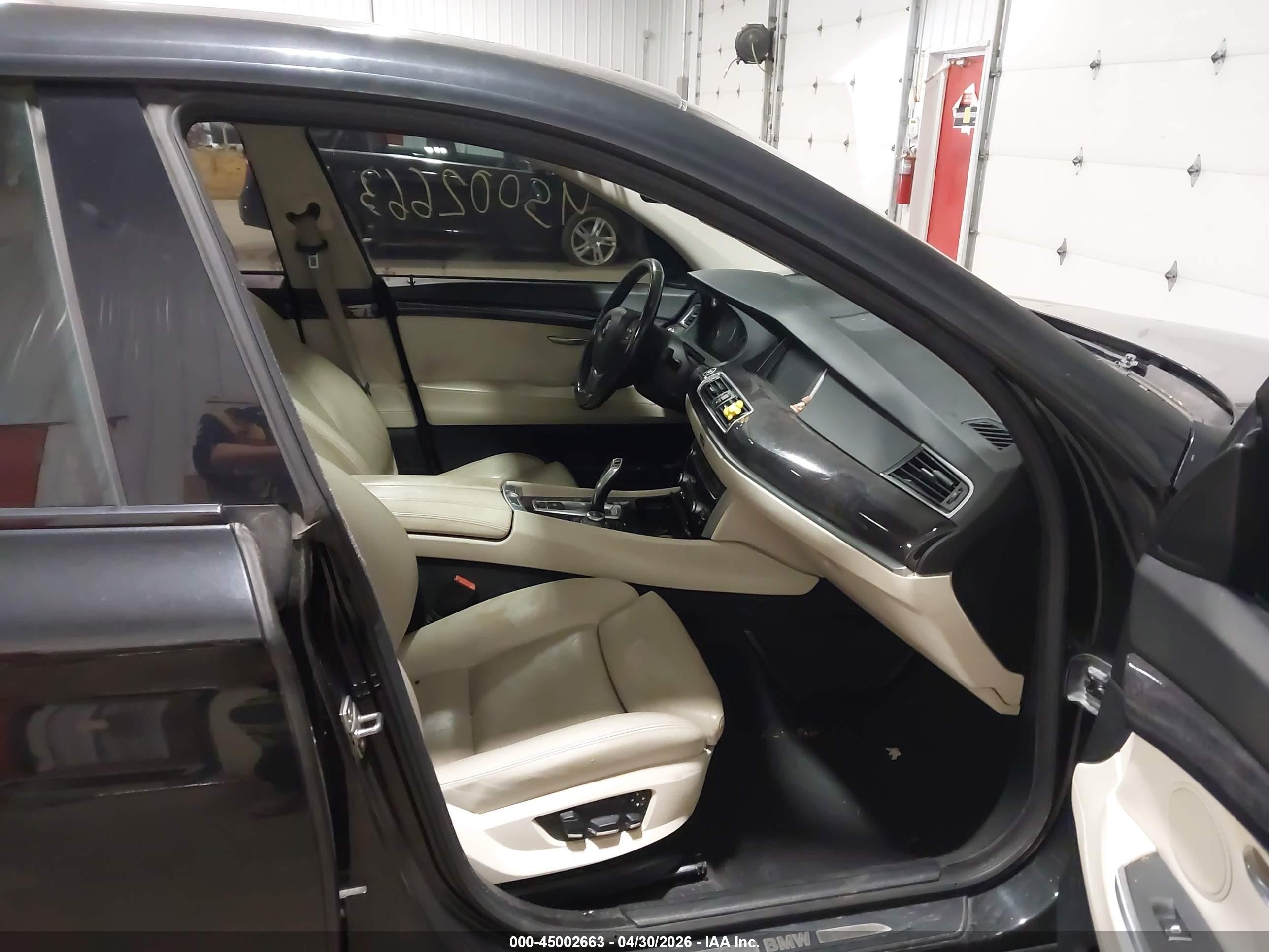 2010 Bmw 550i Gran Turismo   Black vin: WBASN4C54AC208324