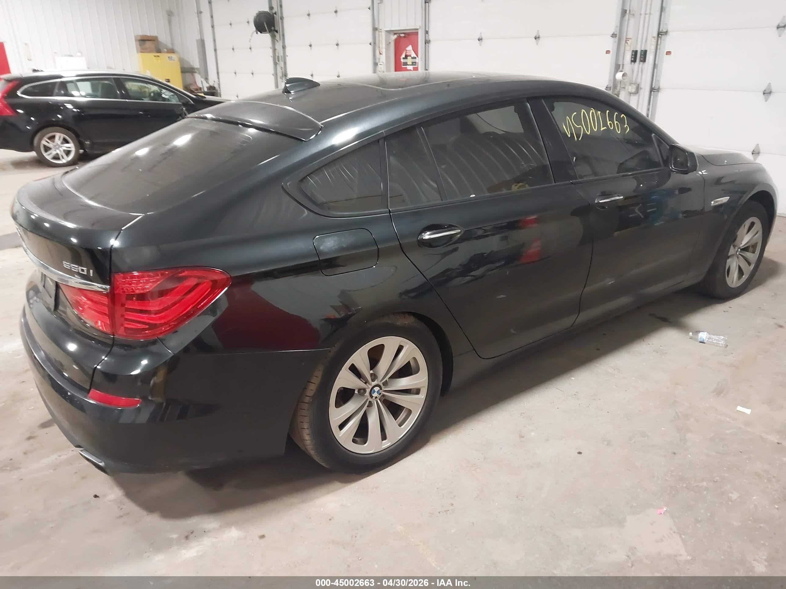 2010 Bmw 550i Gran Turismo   Black vin: WBASN4C54AC208324