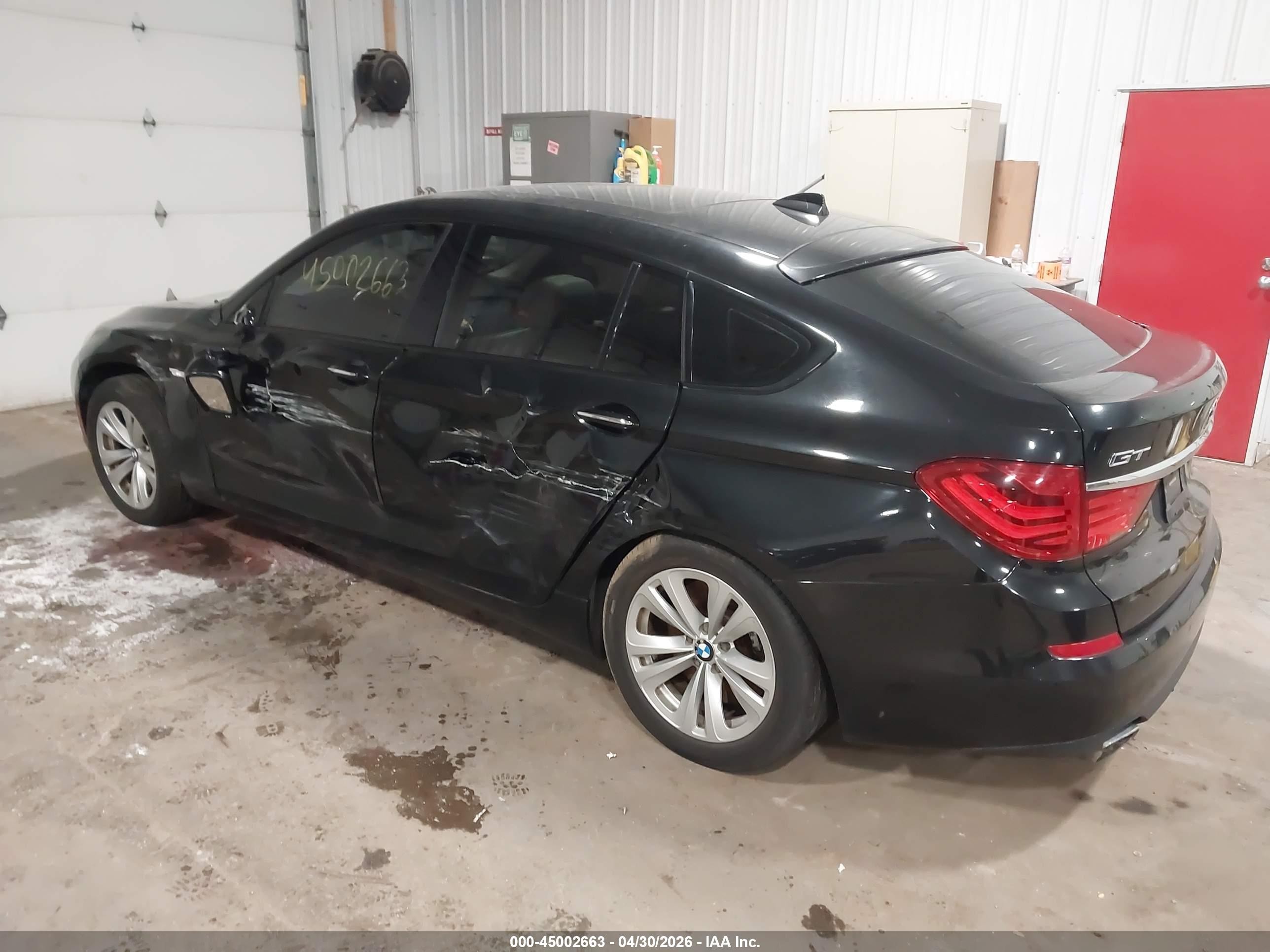 2010 Bmw 550i Gran Turismo   Black vin: WBASN4C54AC208324