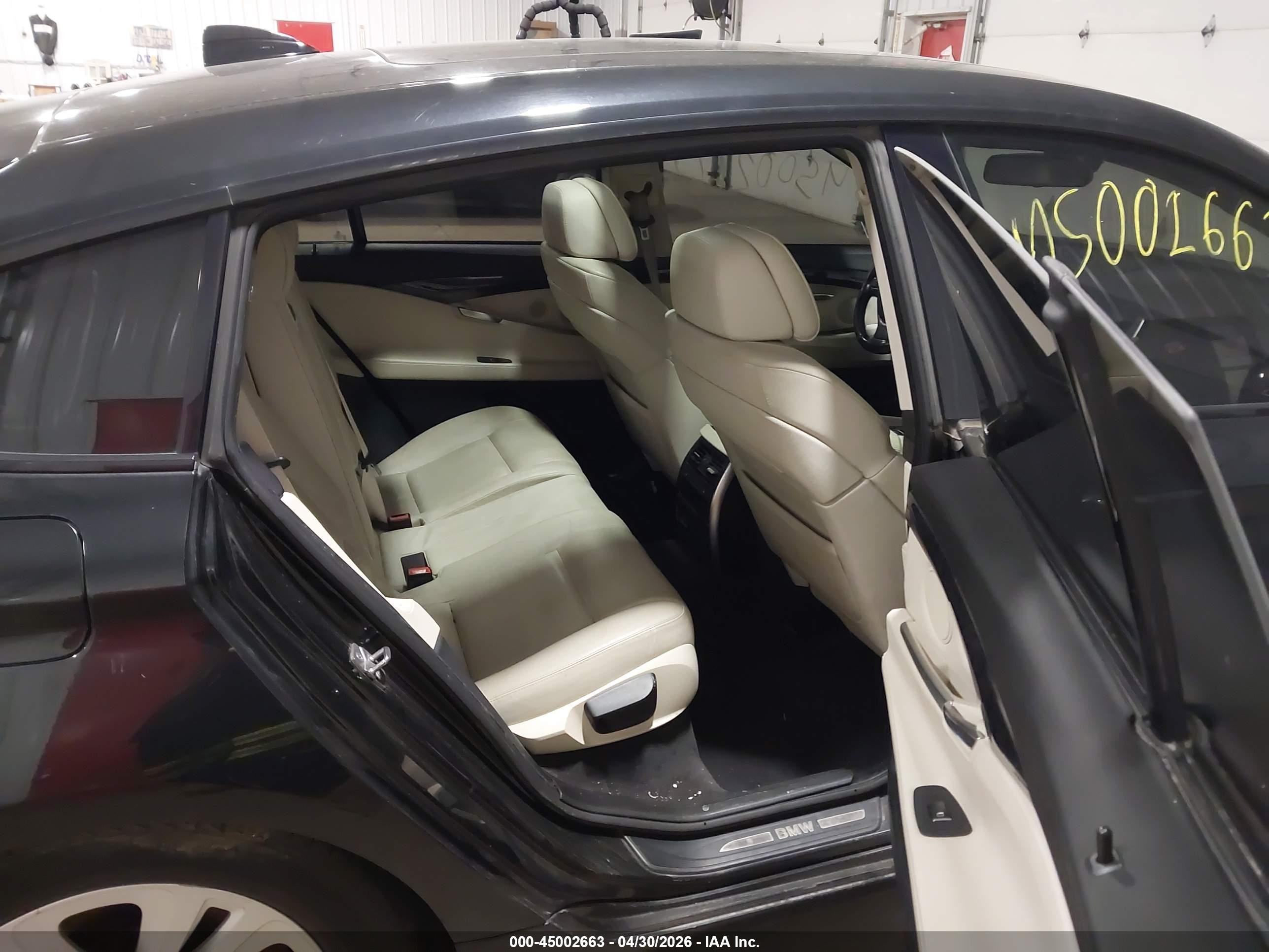 2010 Bmw 550i Gran Turismo   Black vin: WBASN4C54AC208324
