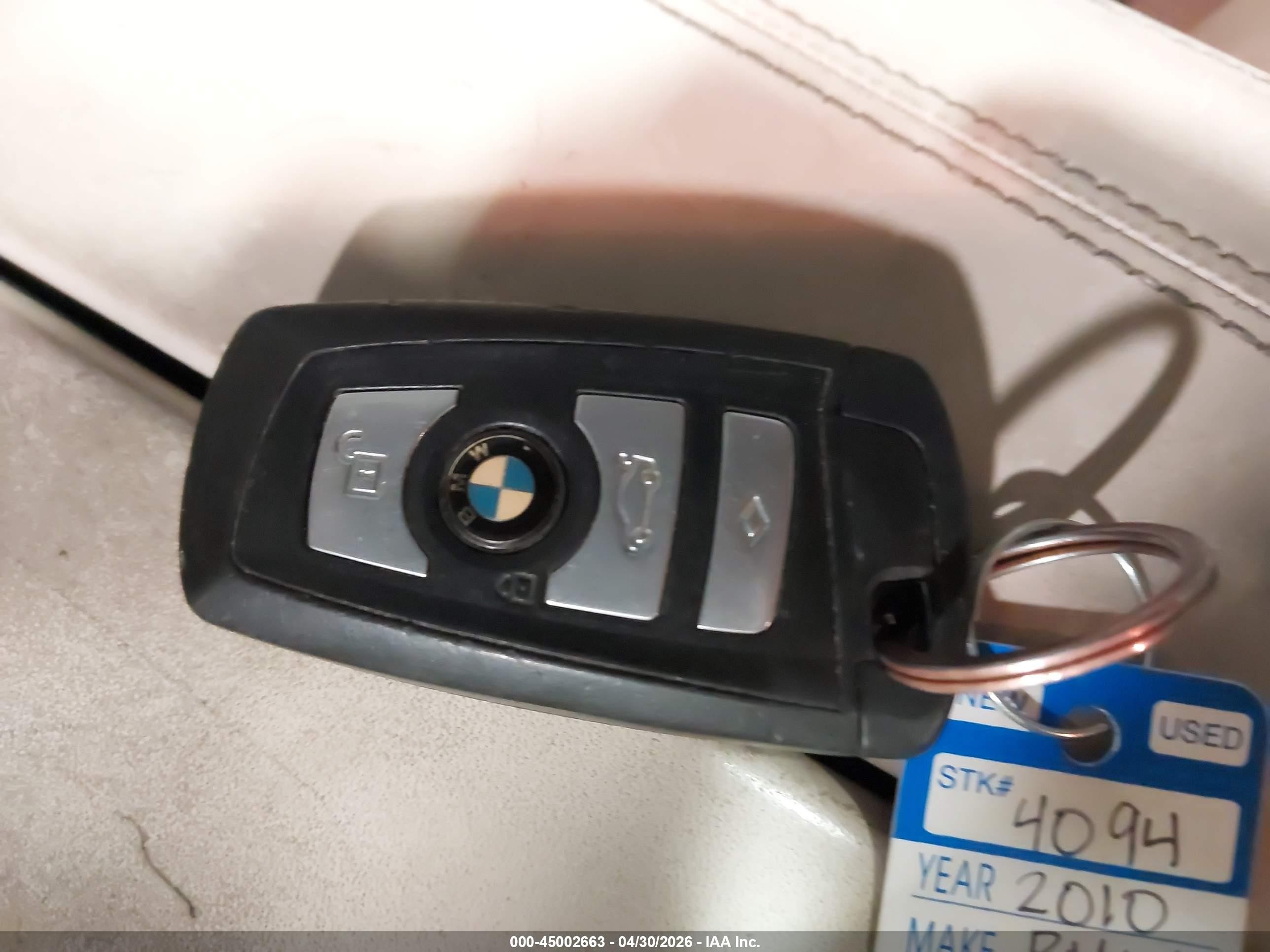 2010 Bmw 550i Gran Turismo   Black vin: WBASN4C54AC208324