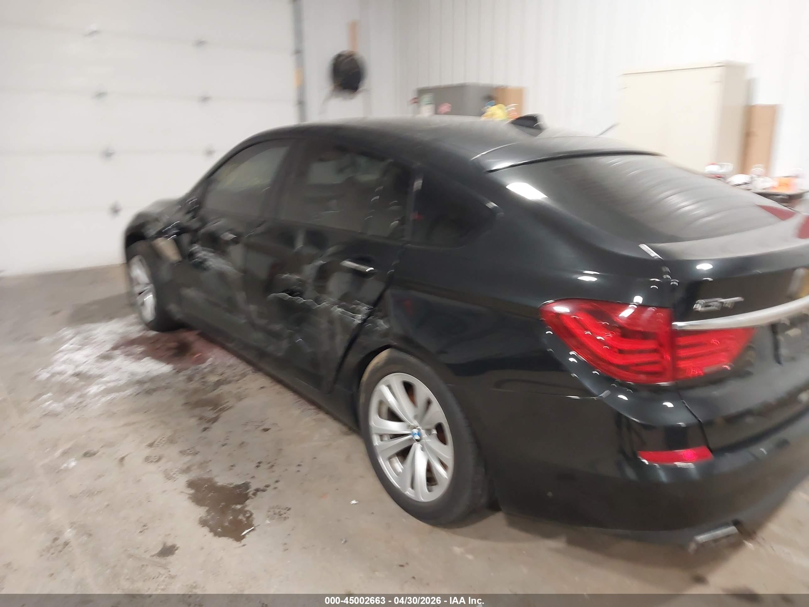 2010 Bmw 550i Gran Turismo   Black vin: WBASN4C54AC208324