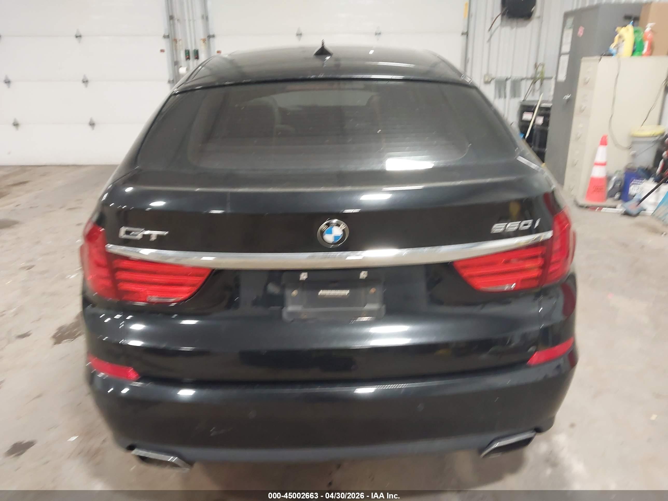 2010 Bmw 550i Gran Turismo   Black vin: WBASN4C54AC208324