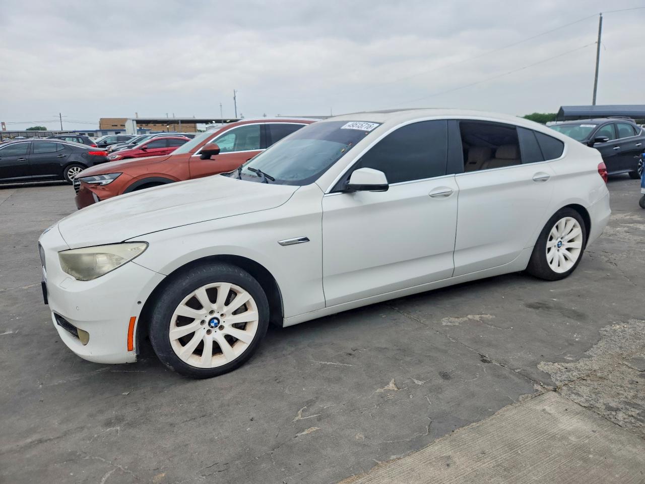2010 Bmw 550 Gt White vin: WBASN4C55AC209109
