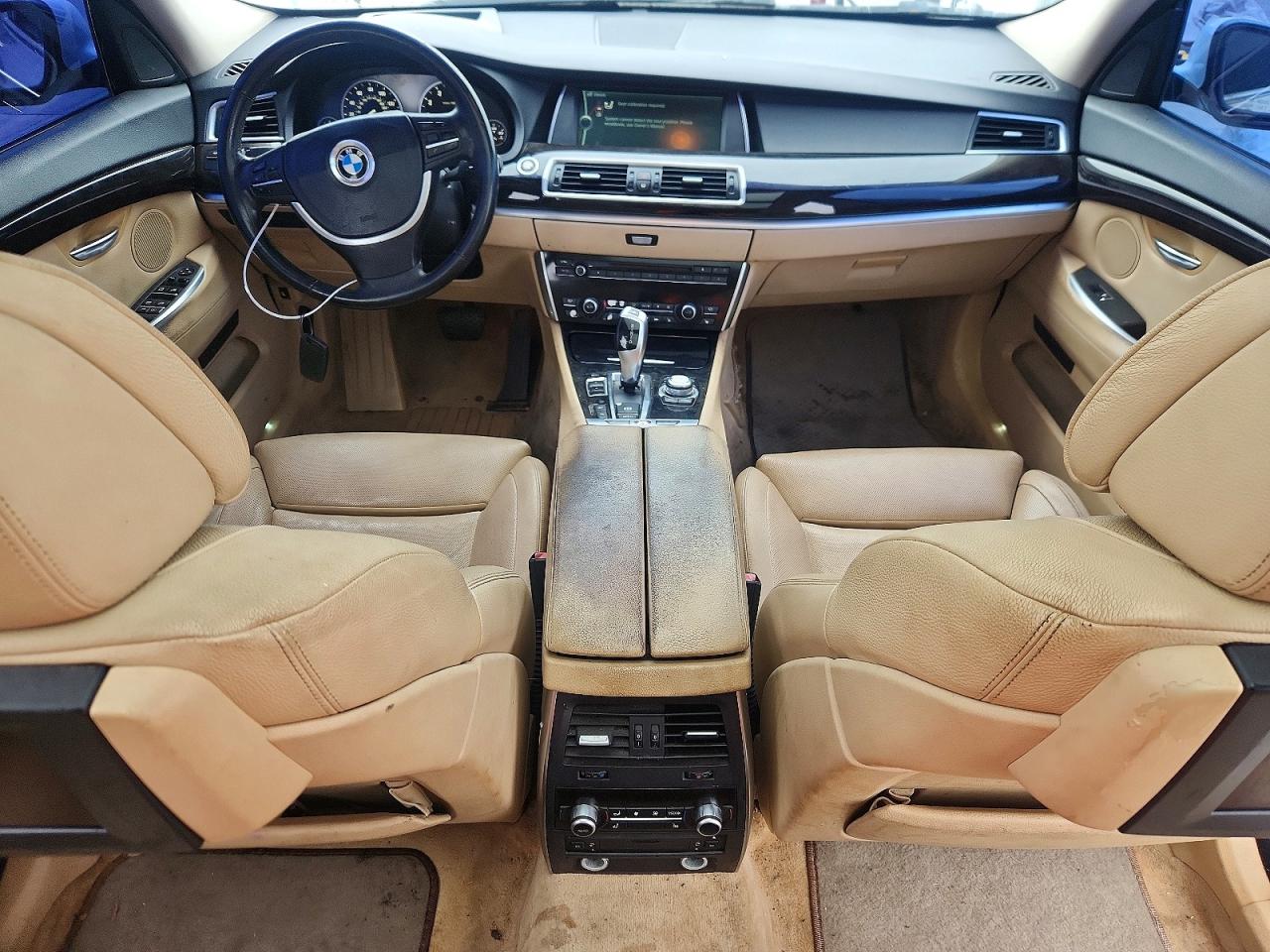 2010 Bmw 550 Gt White vin: WBASN4C55AC209109