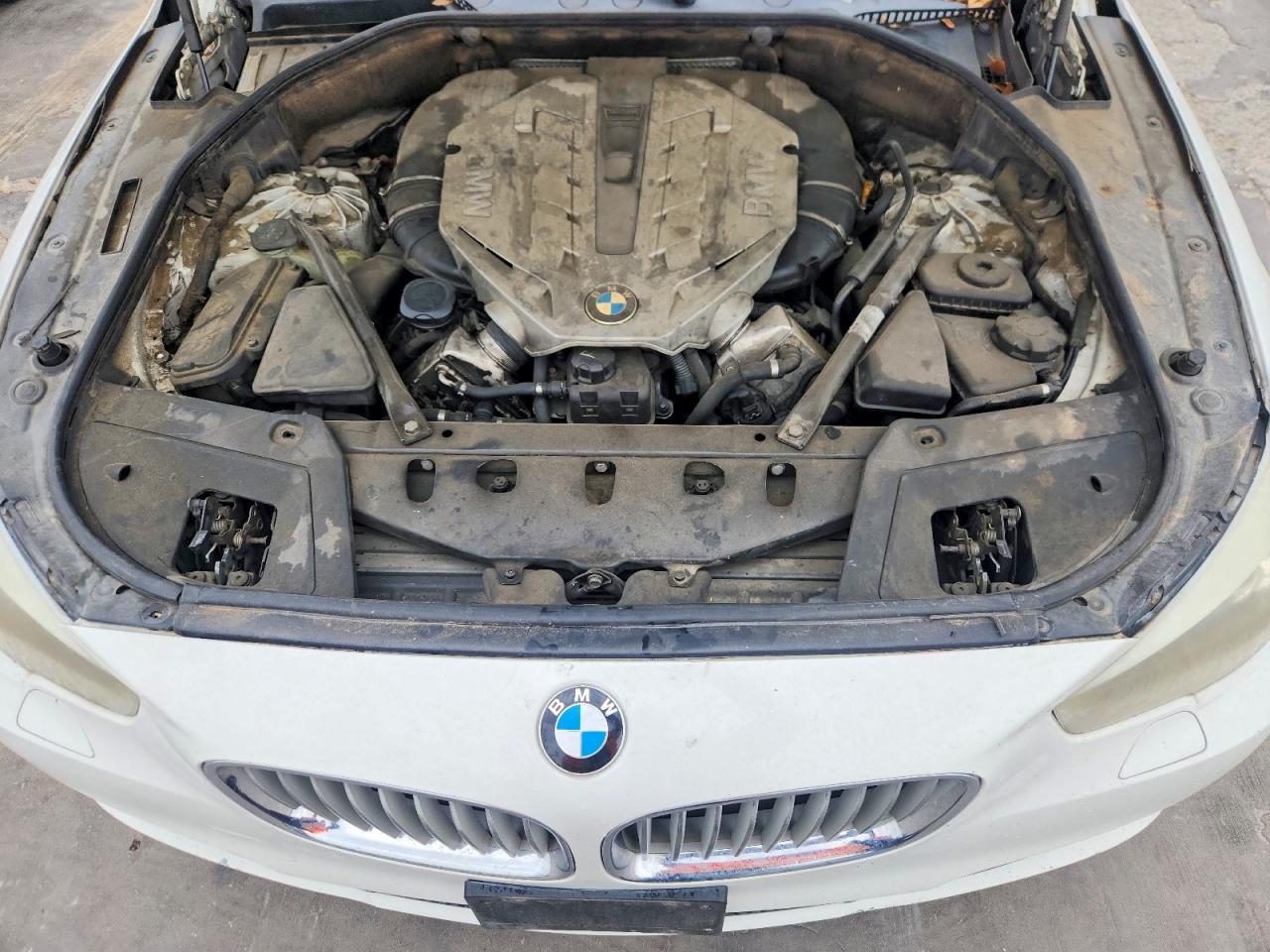 2010 Bmw 550 Gt White vin: WBASN4C55AC209109