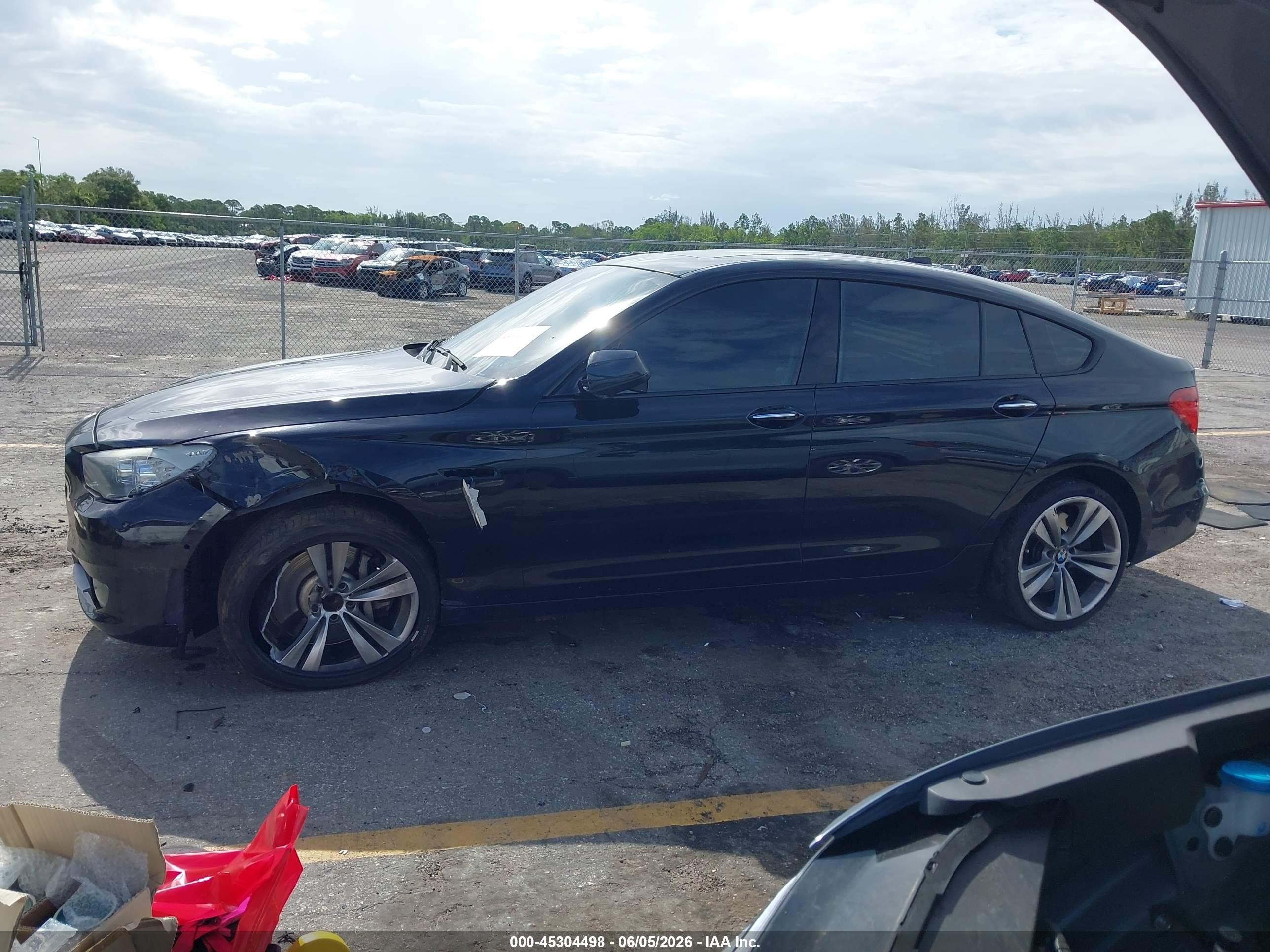 2010 Bmw 550i Gran Turismo   Черный vin: WBASN4C55AC209353
