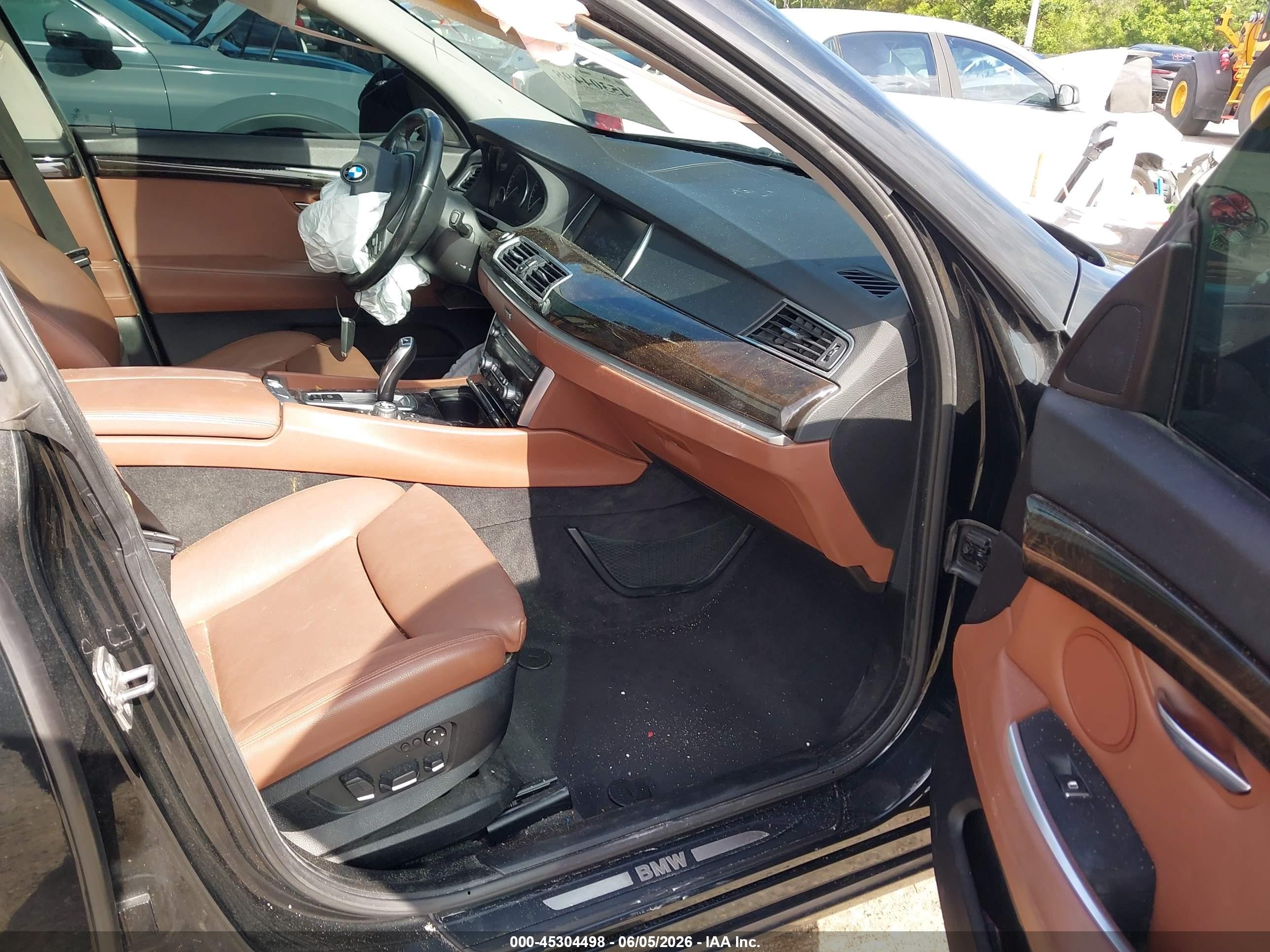 2010 Bmw 550i Gran Turismo   Черный vin: WBASN4C55AC209353