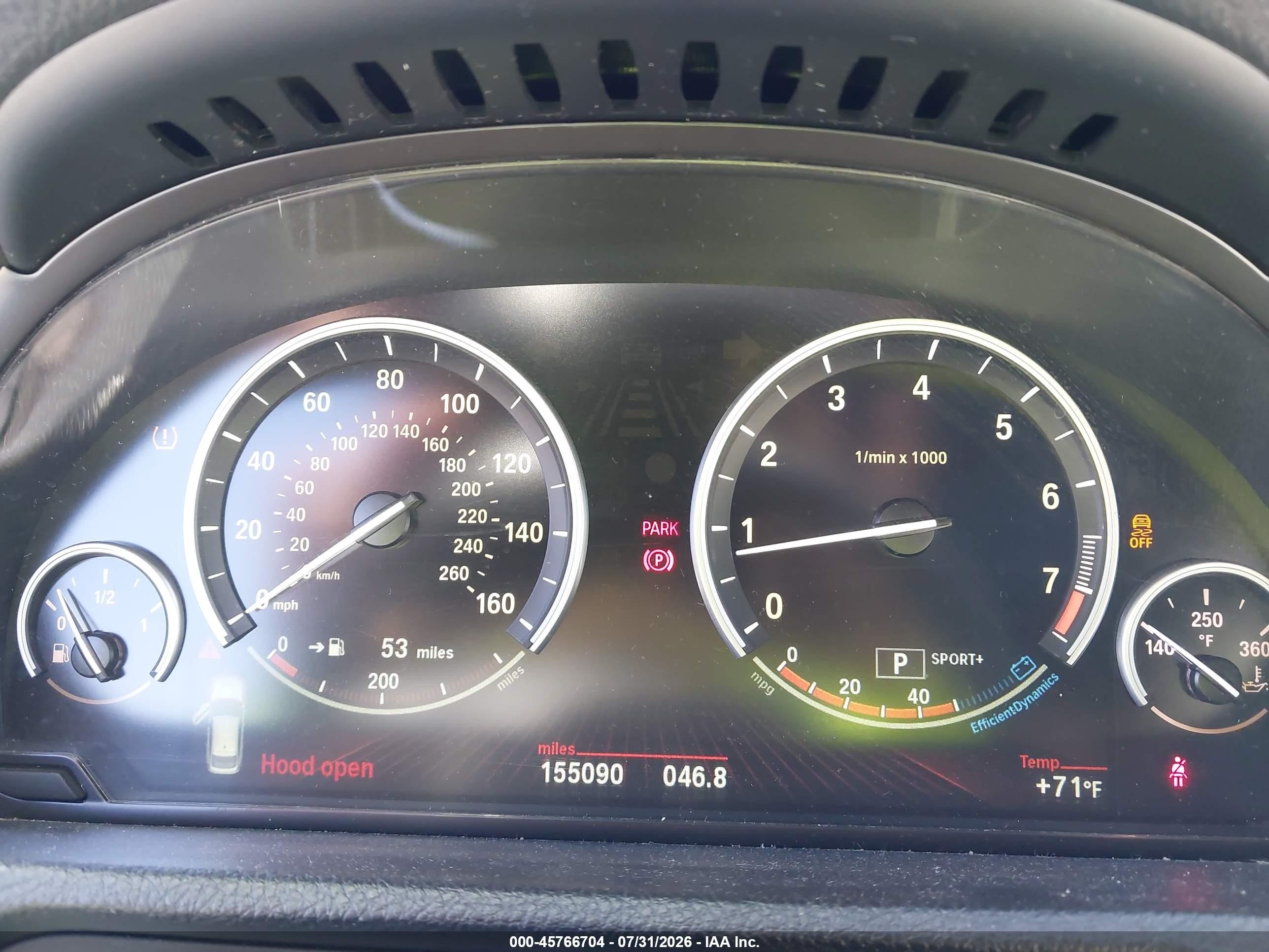2012 Bmw 550i Gran Turismo   Gray vin: WBASN4C55CC210182