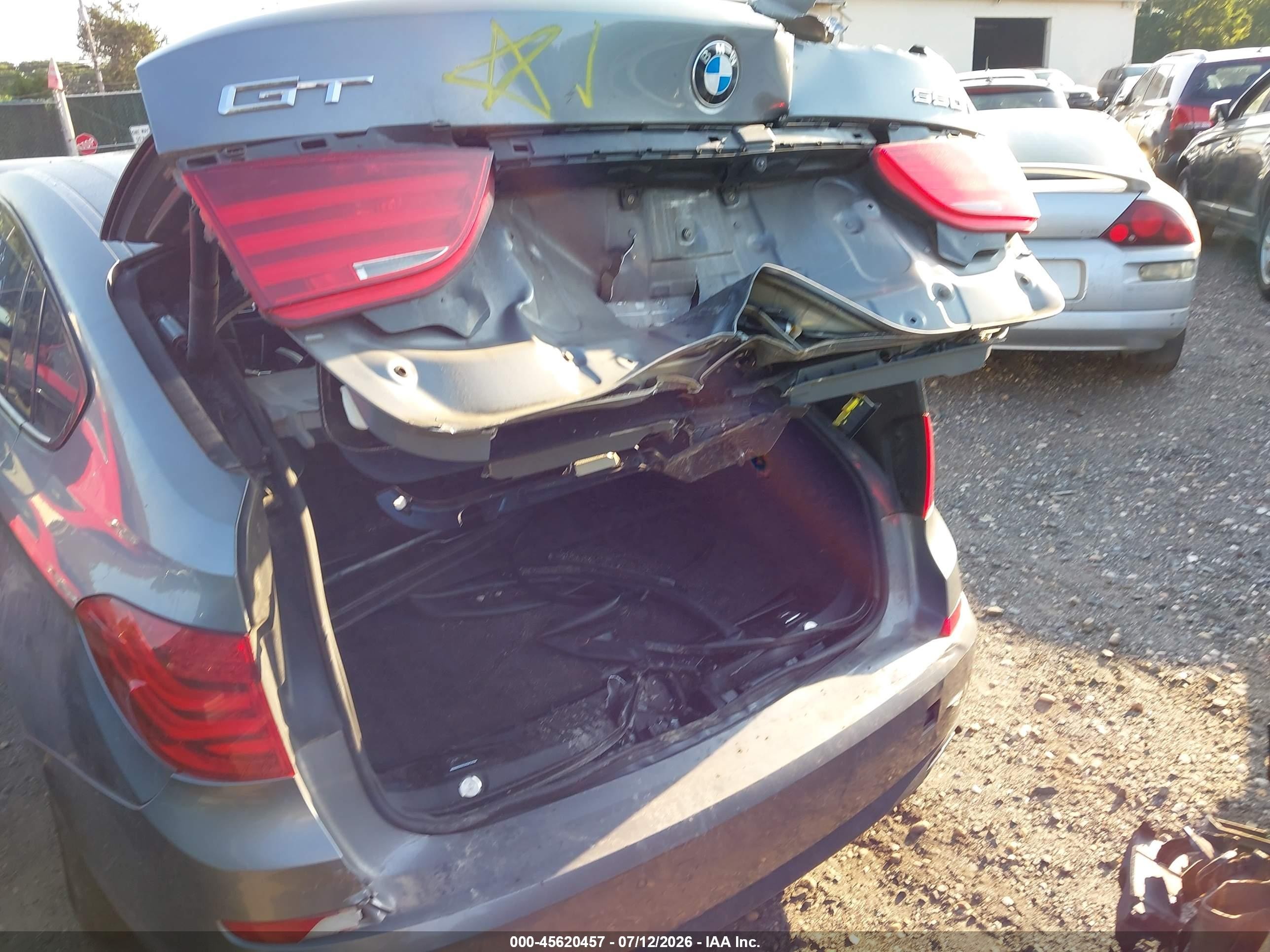 2010 Bmw 550i Gran Turismo   Gray vin: WBASN4C56AC209331