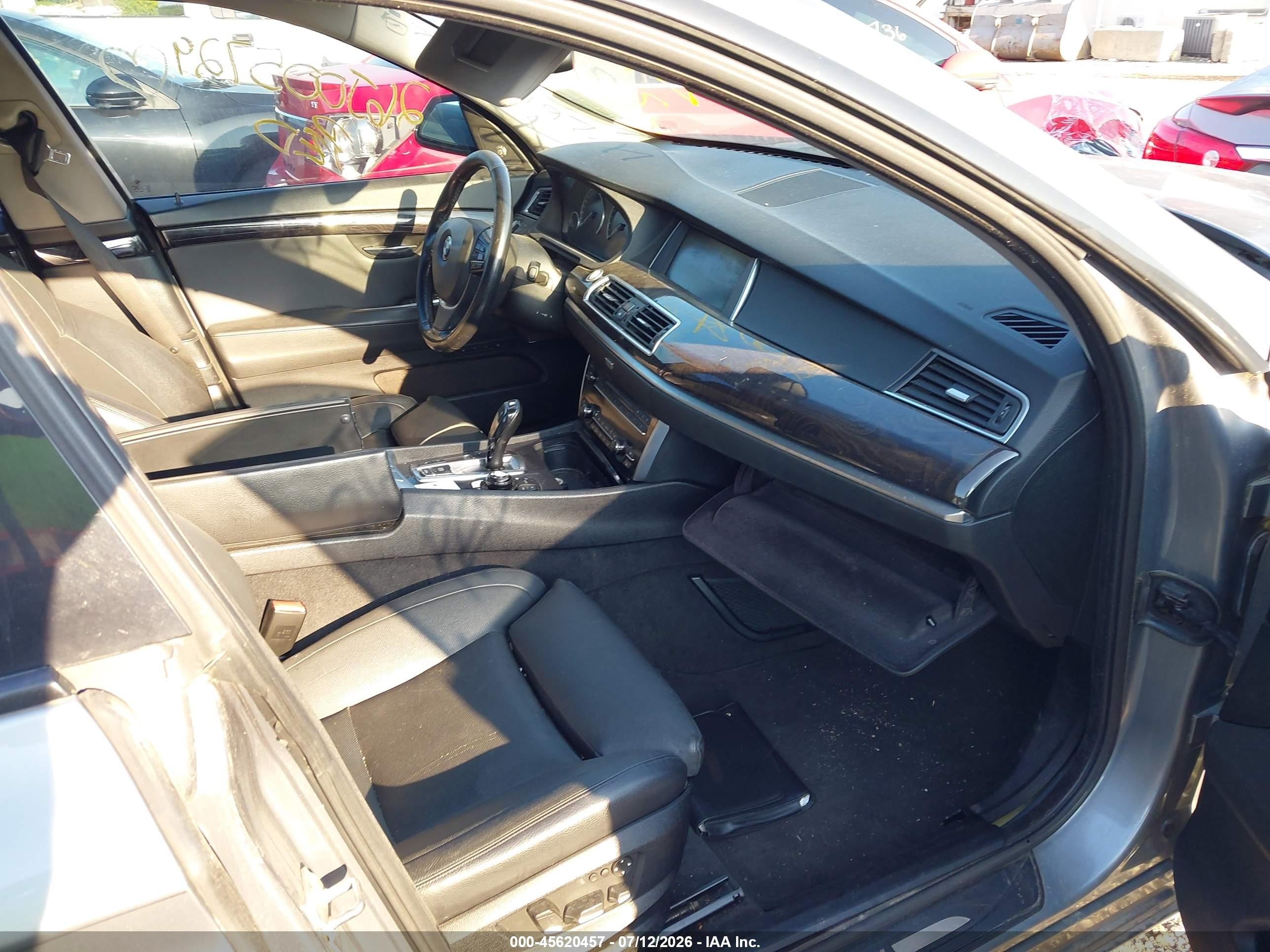 2010 Bmw 550i Gran Turismo   Gray vin: WBASN4C56AC209331