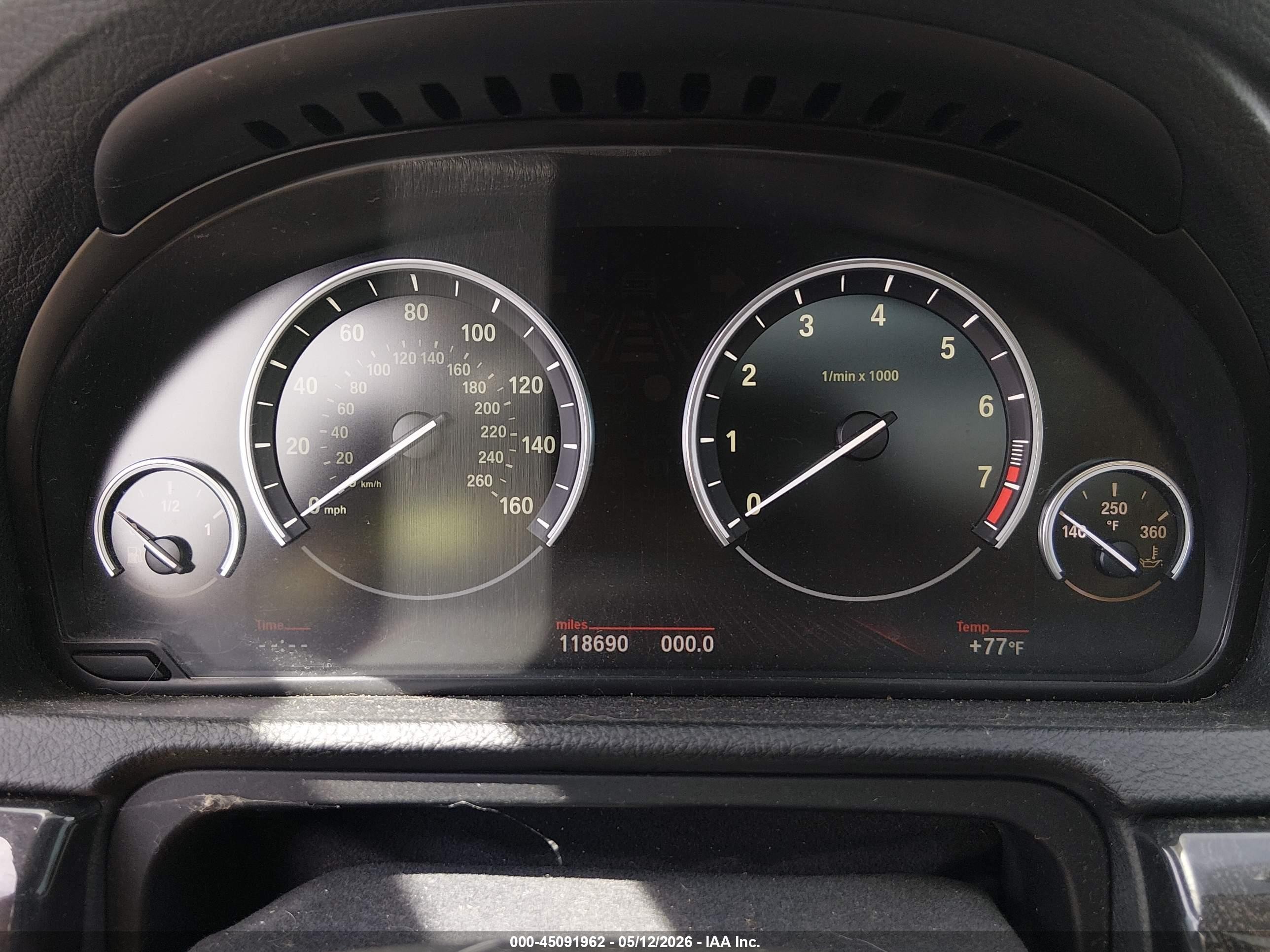 2010 Bmw 550i Gran Turismo Blue vin: WBASN4C57AC209306