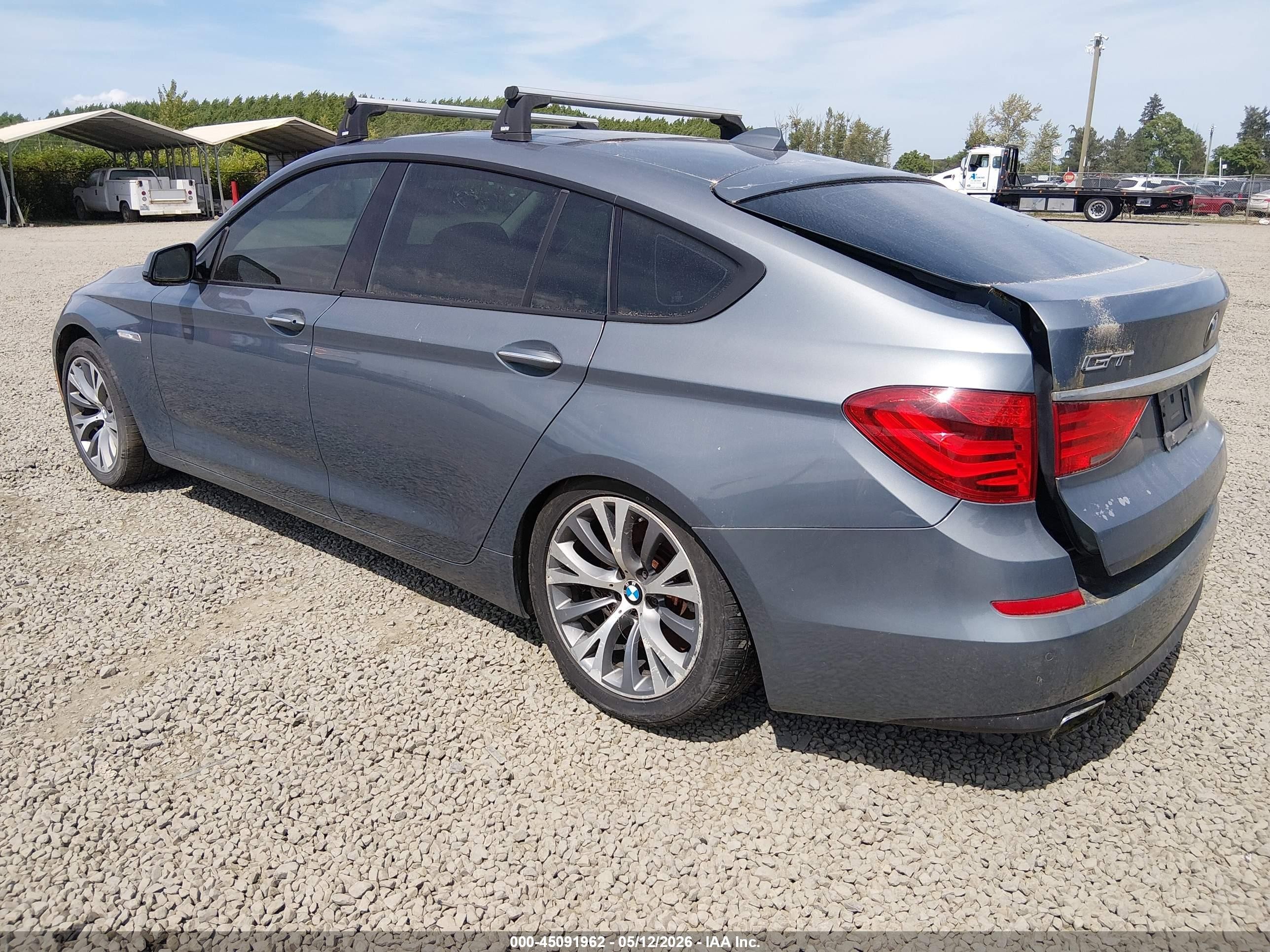 2010 Bmw 550i Gran Turismo Blue vin: WBASN4C57AC209306