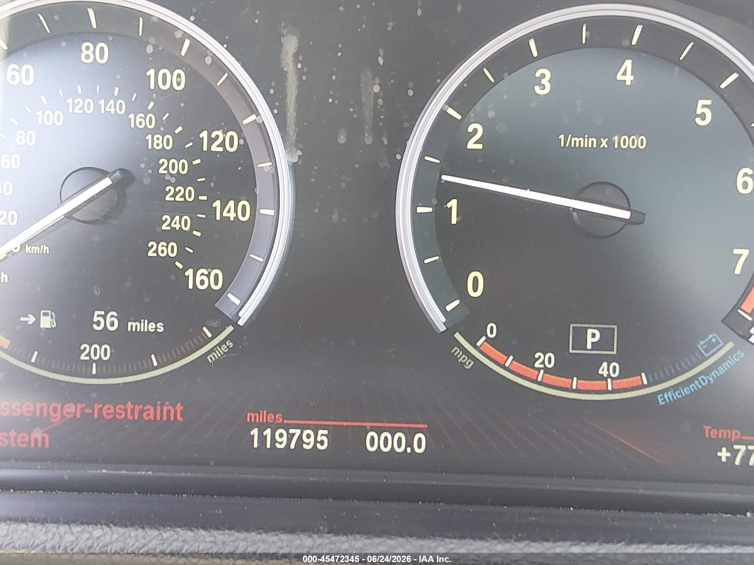 2011 Bmw 550i Gran Turismo   Gray vin: WBASN4C57BC210005
