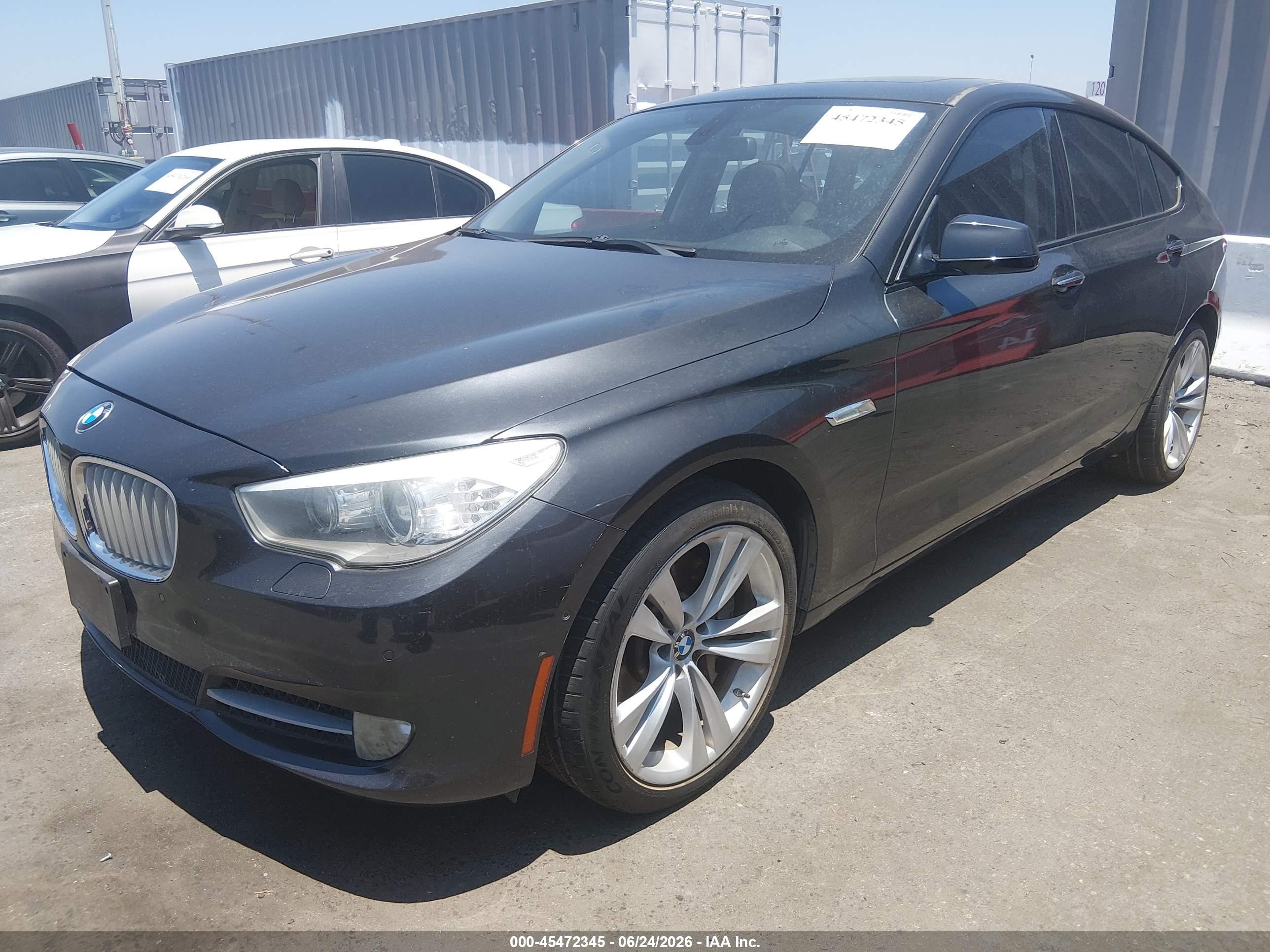 2011 Bmw 550i Gran Turismo   Gray vin: WBASN4C57BC210005