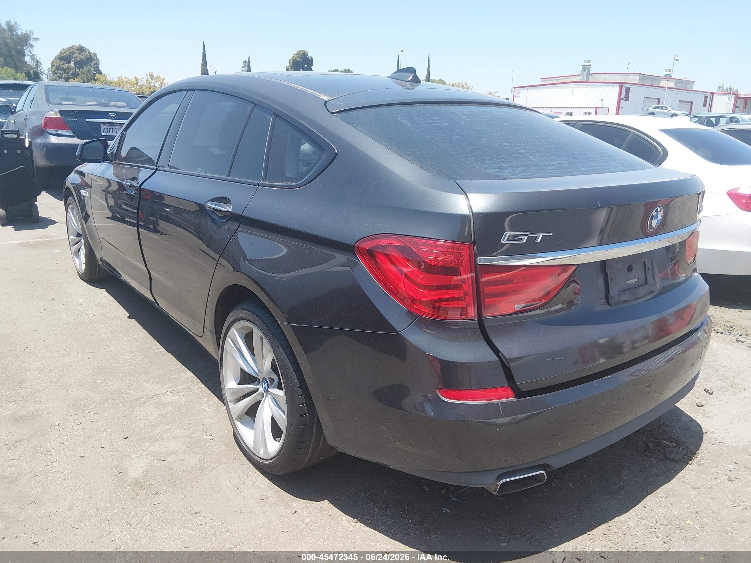 2011 Bmw 550i Gran Turismo   Gray vin: WBASN4C57BC210005
