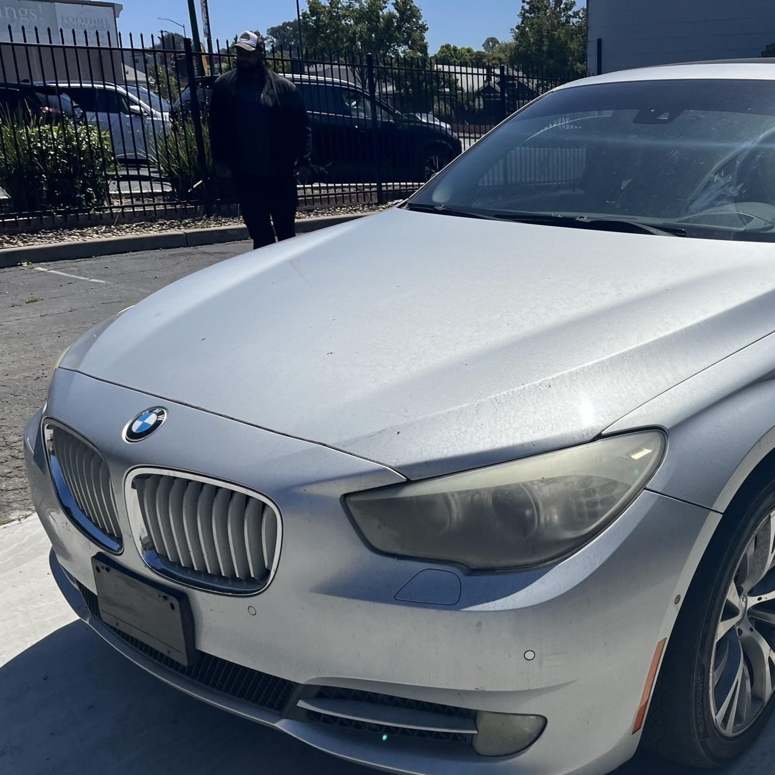 2010 Bmw 550i Gran Turismo   Silver vin: WBASN4C58AC209184