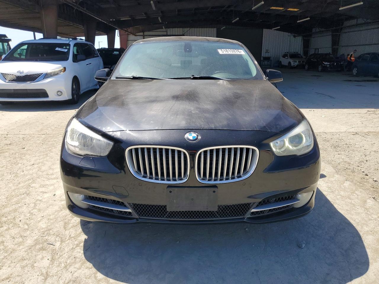2011 Bmw 550 Gt Black vin: WBASN4C59BC210037