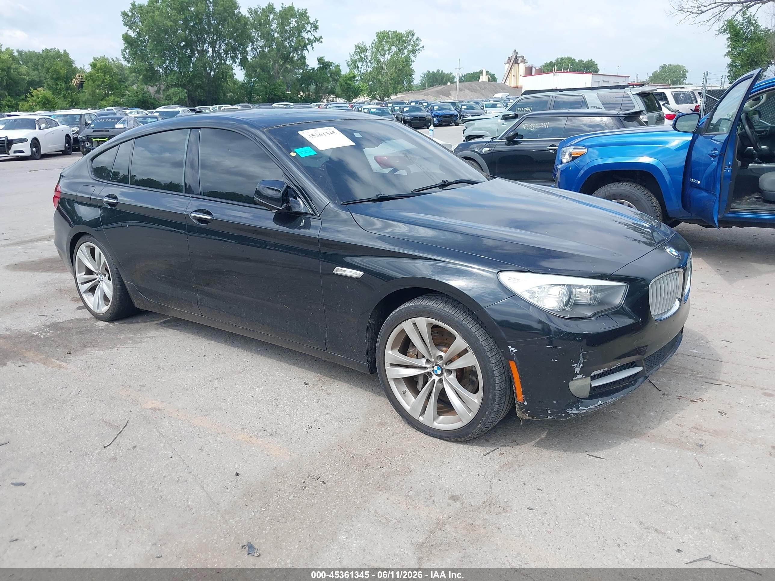 2010 Bmw 550i Gran Turismo   Black vin: WBASN4C5XAC208277