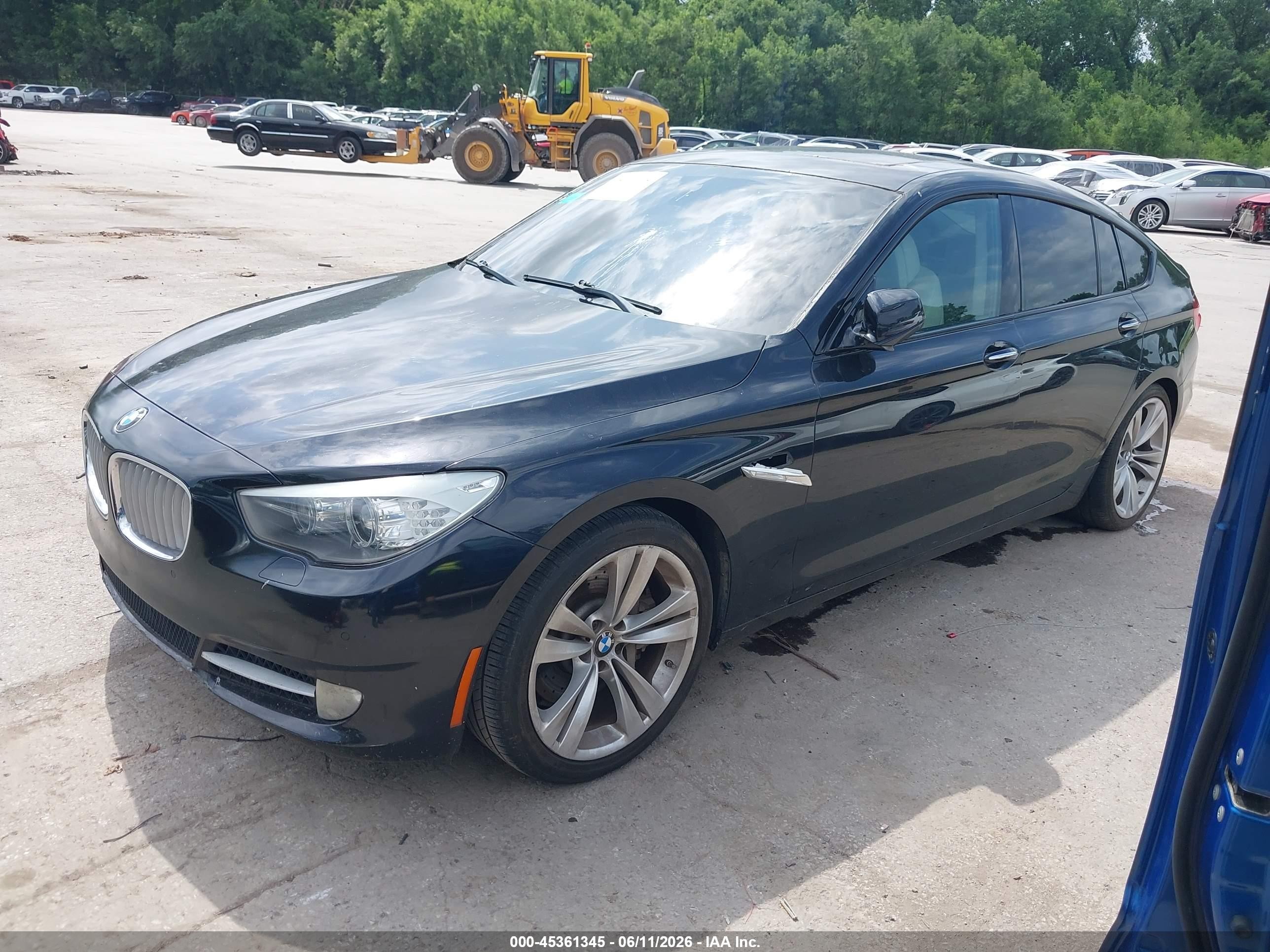 2010 Bmw 550i Gran Turismo   Black vin: WBASN4C5XAC208277