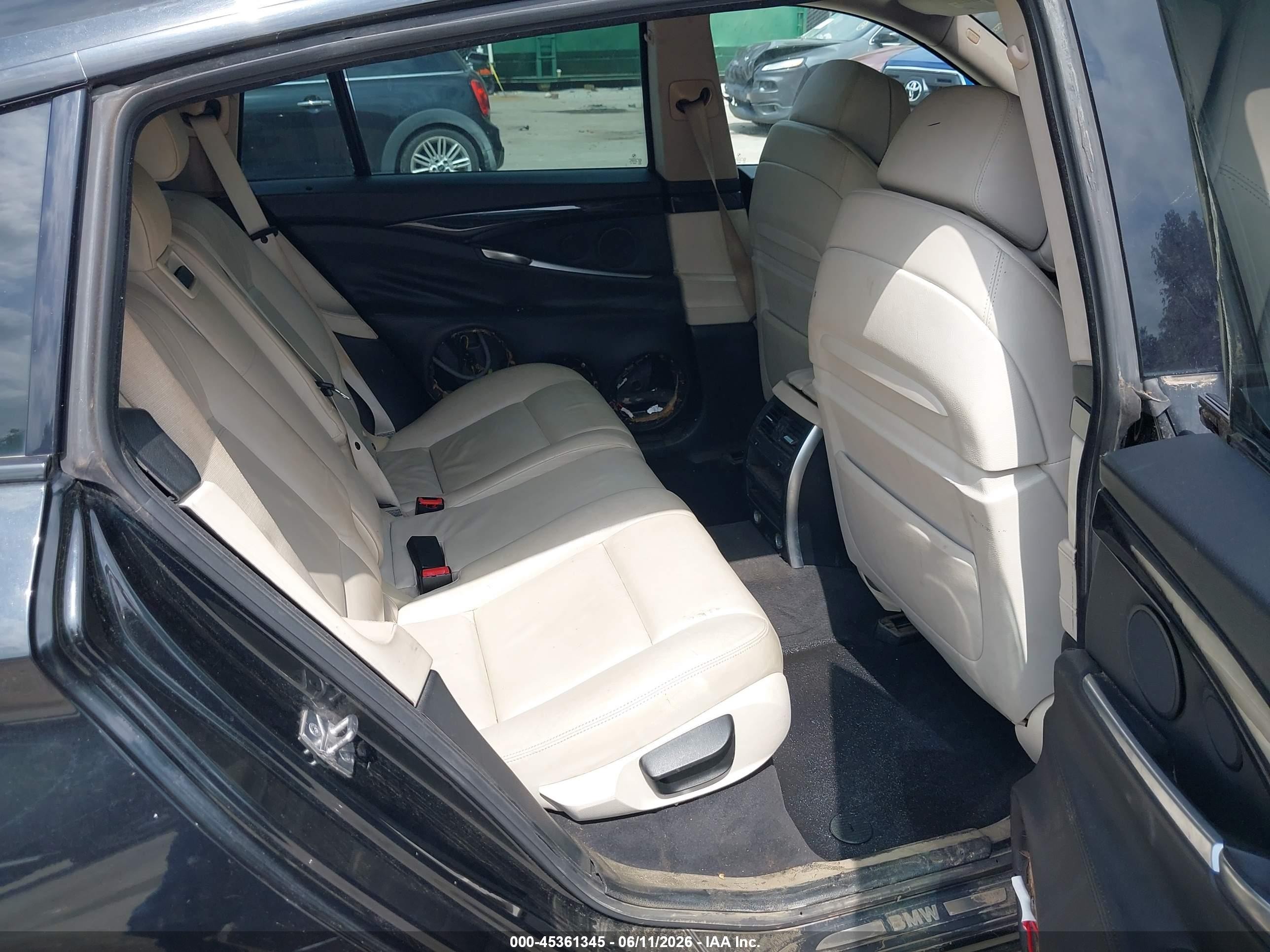 2010 Bmw 550i Gran Turismo   Black vin: WBASN4C5XAC208277
