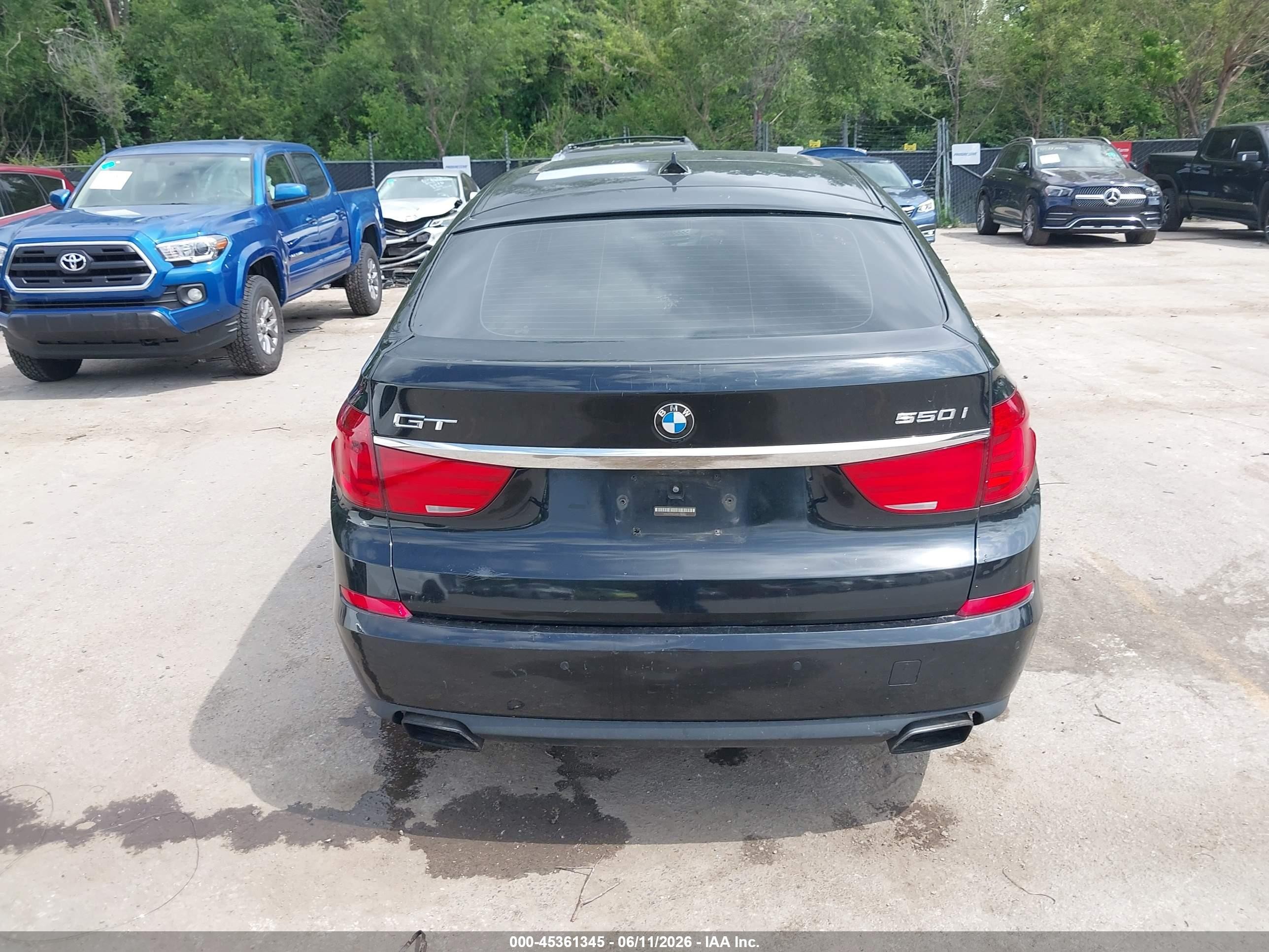 2010 Bmw 550i Gran Turismo   Black vin: WBASN4C5XAC208277