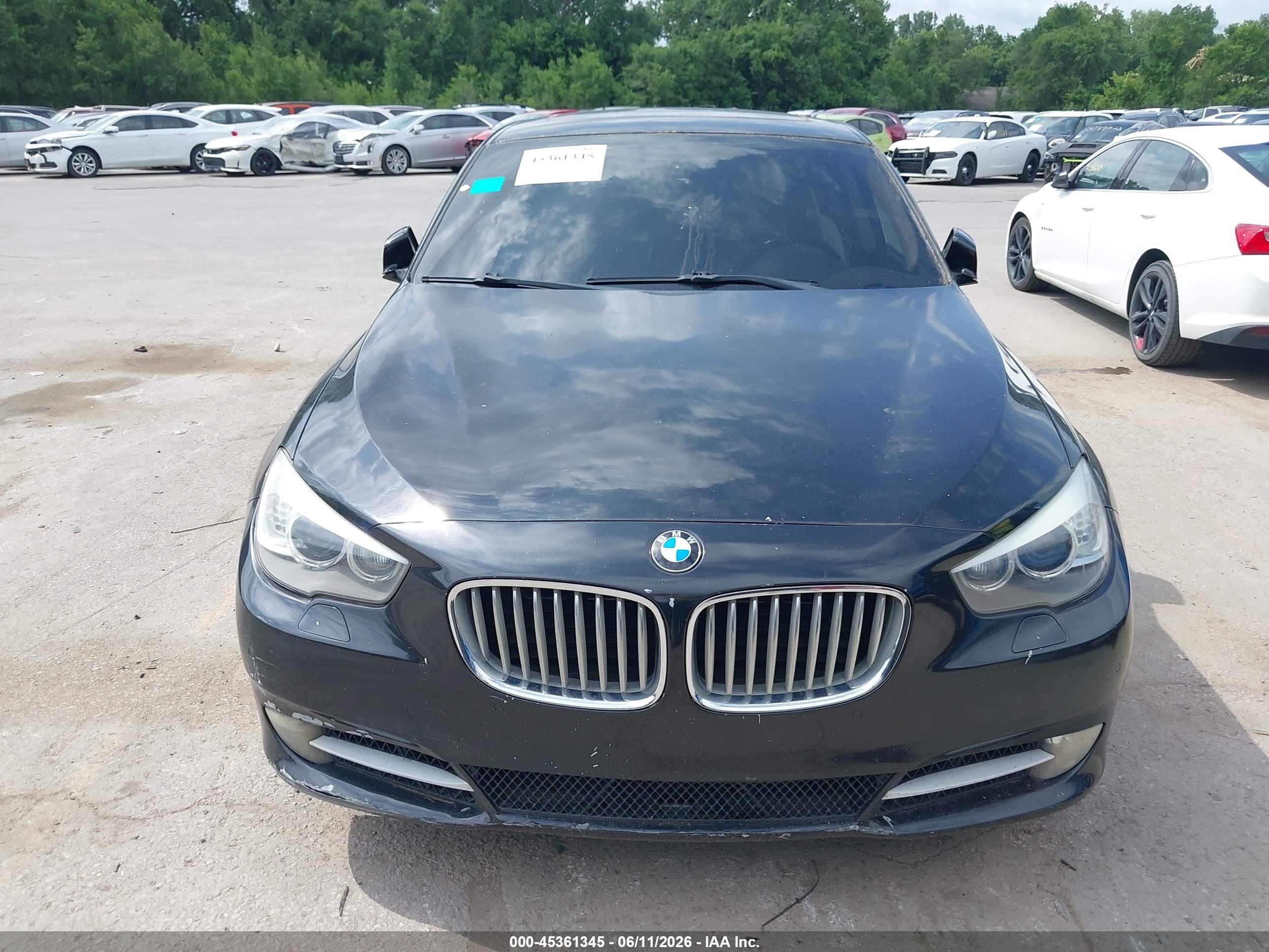 2010 Bmw 550i Gran Turismo   Black vin: WBASN4C5XAC208277