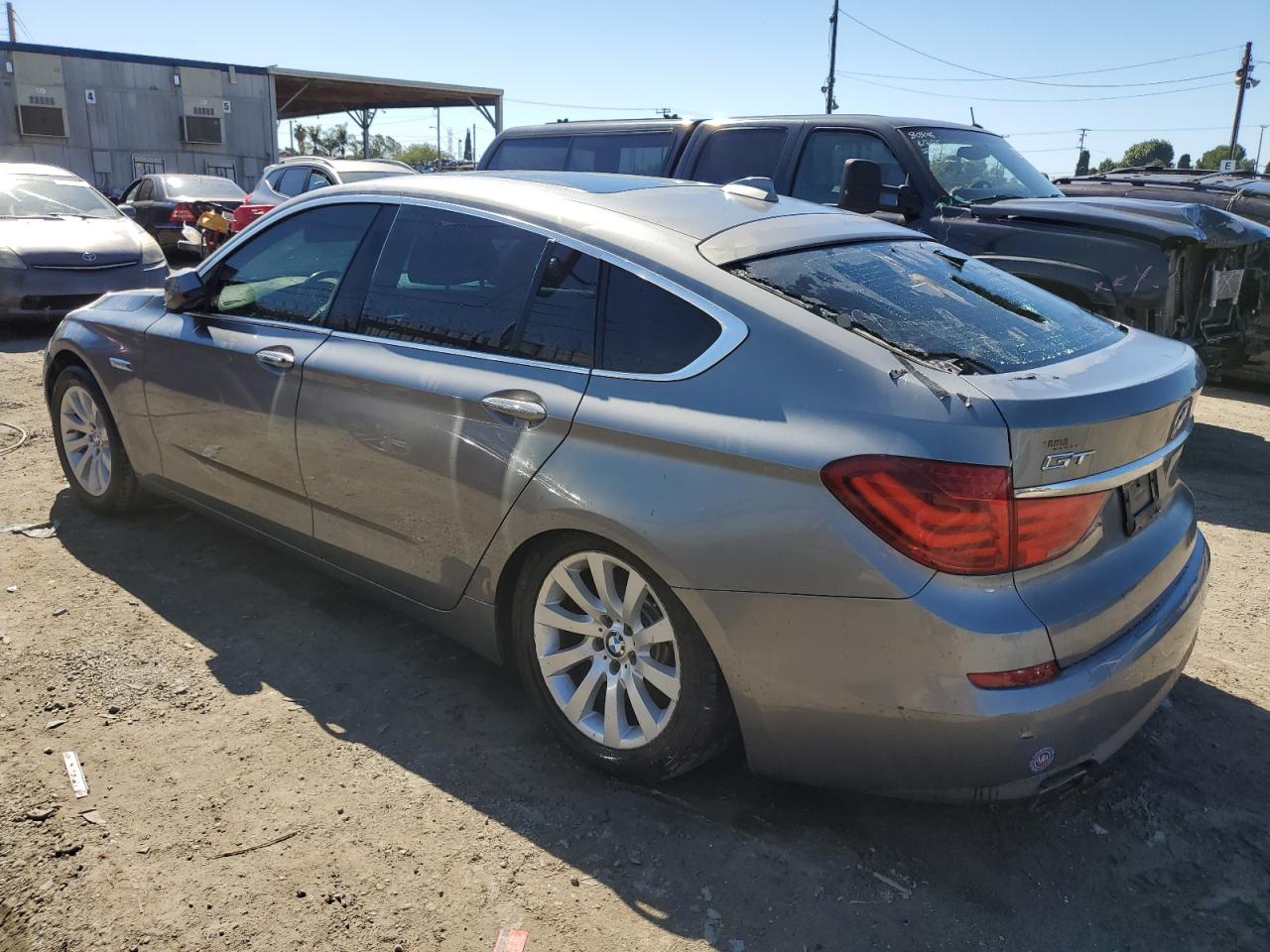 2010 Bmw 550 Gt Gray vin: WBASN4C5XAC208991